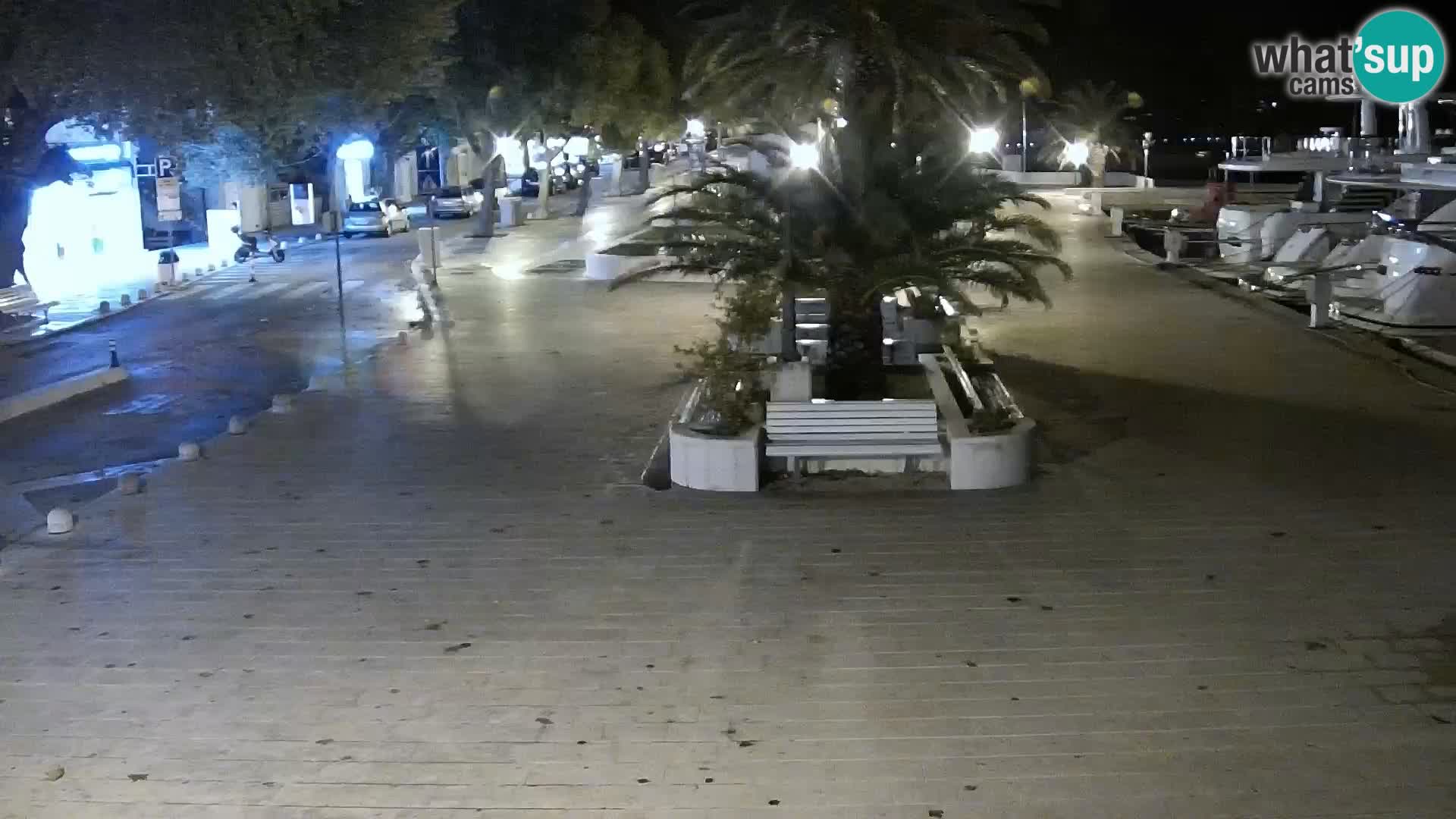 Seaside promenade in Baška Voda