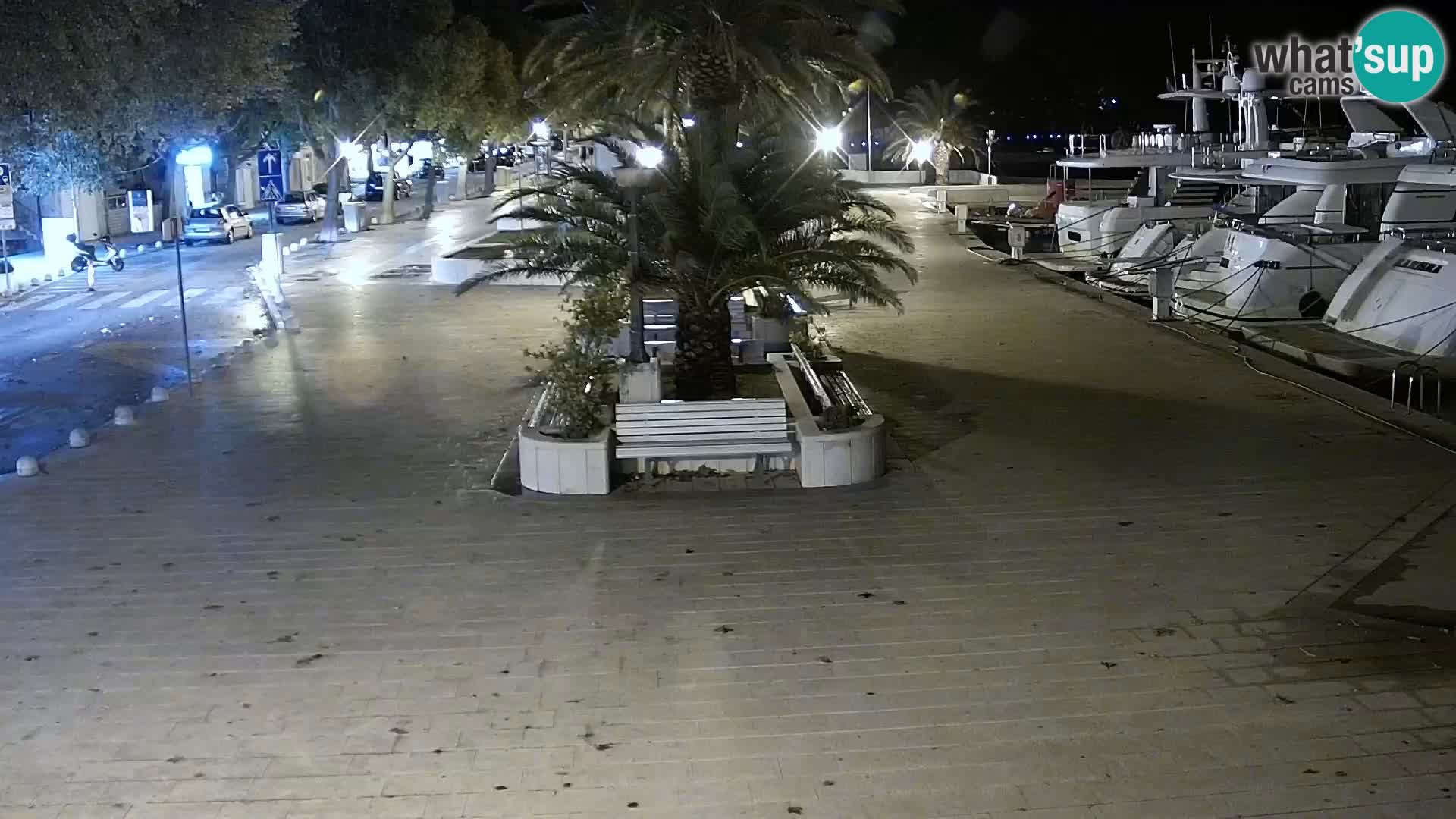 Seaside promenade in Baška Voda