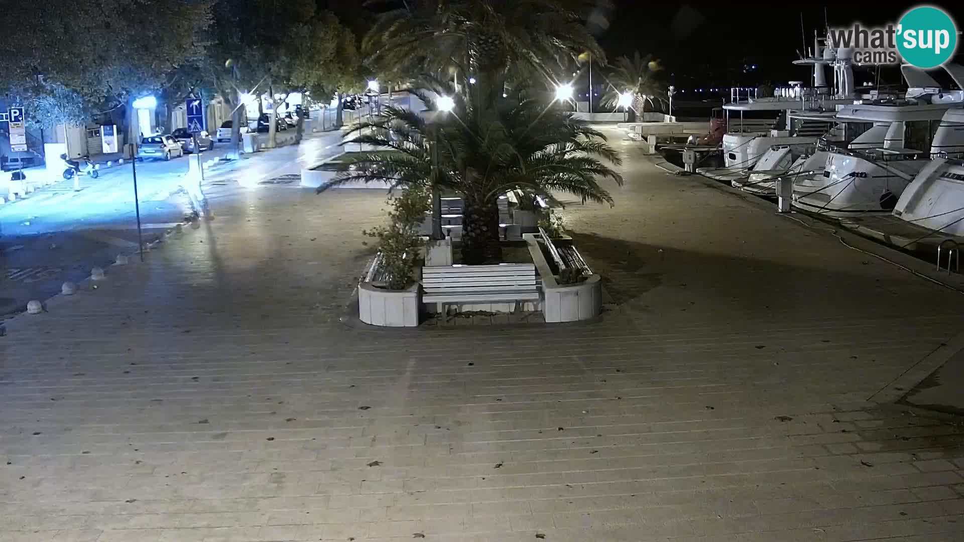 Seaside promenade in Baška Voda