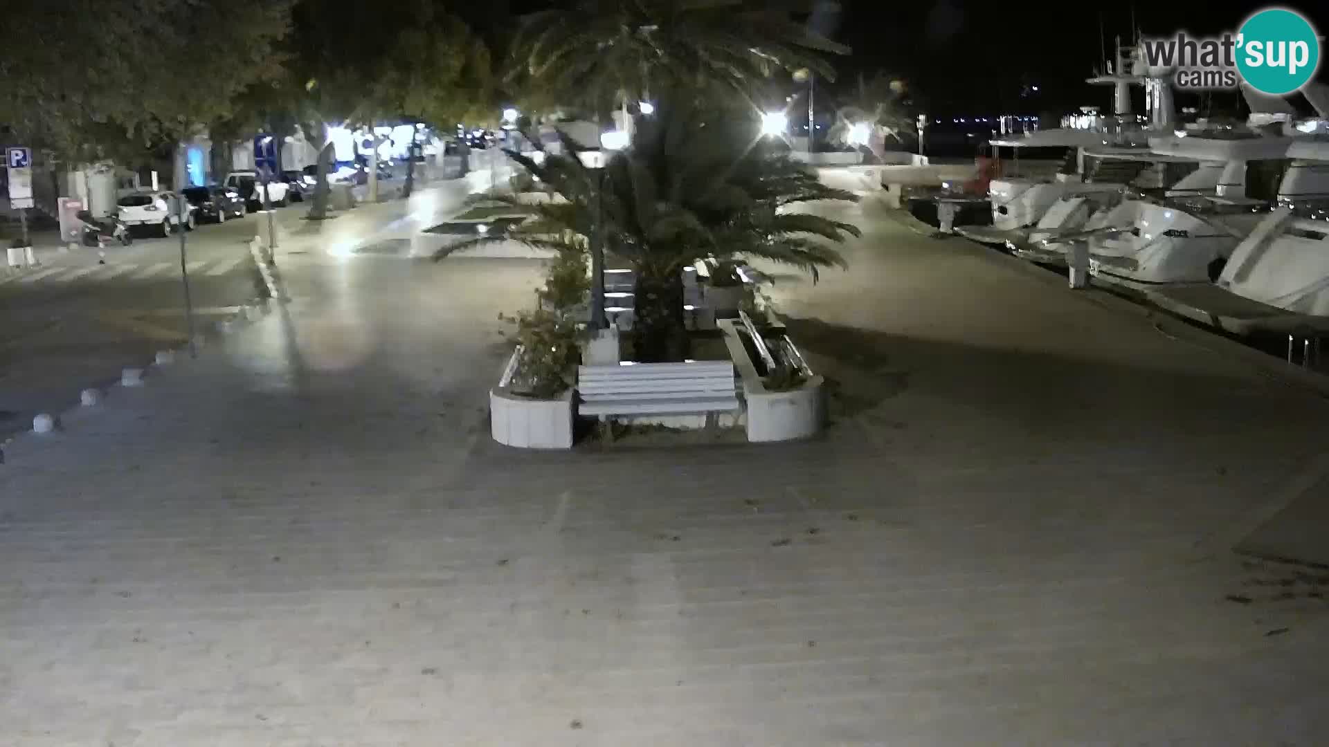 Seaside promenade in Baška Voda