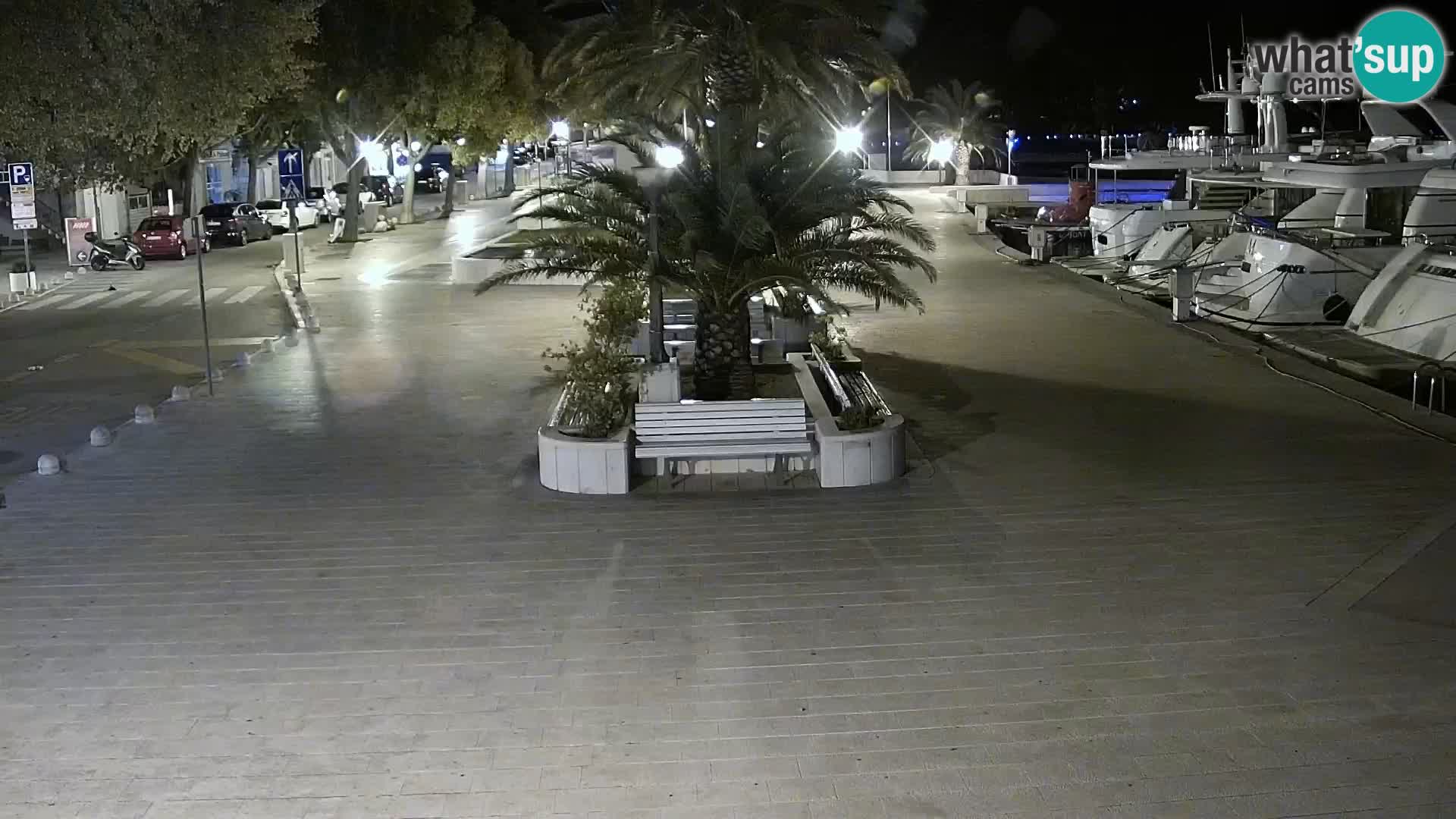 Seaside promenade in Baška Voda