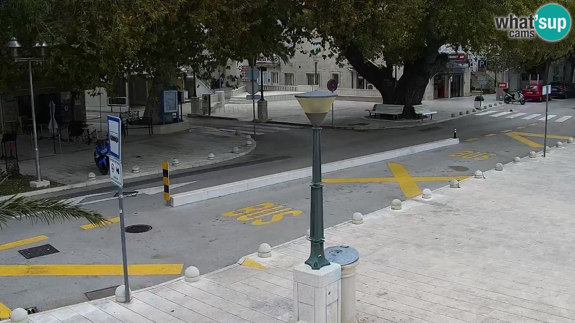 Seaside promenade in Baška Voda