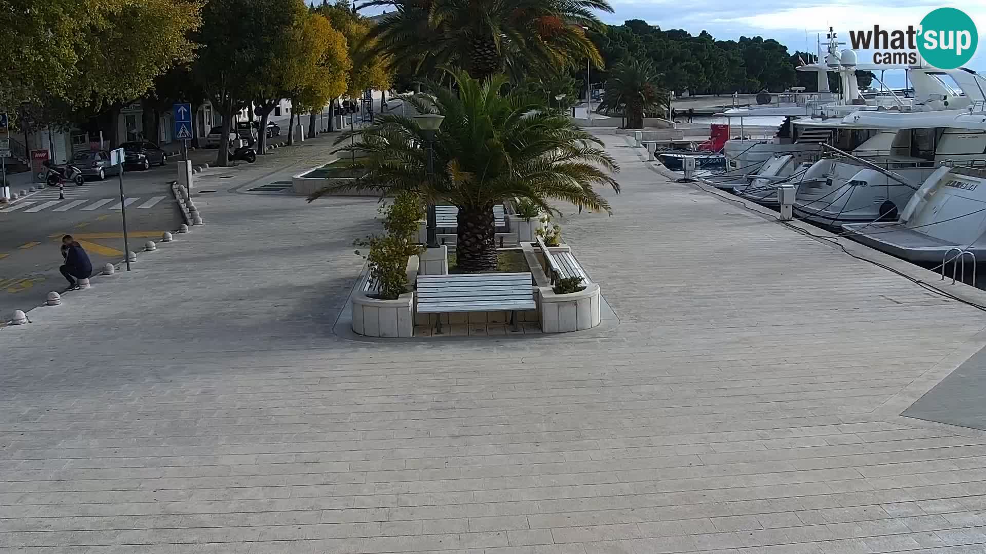 Seaside promenade in Baška Voda