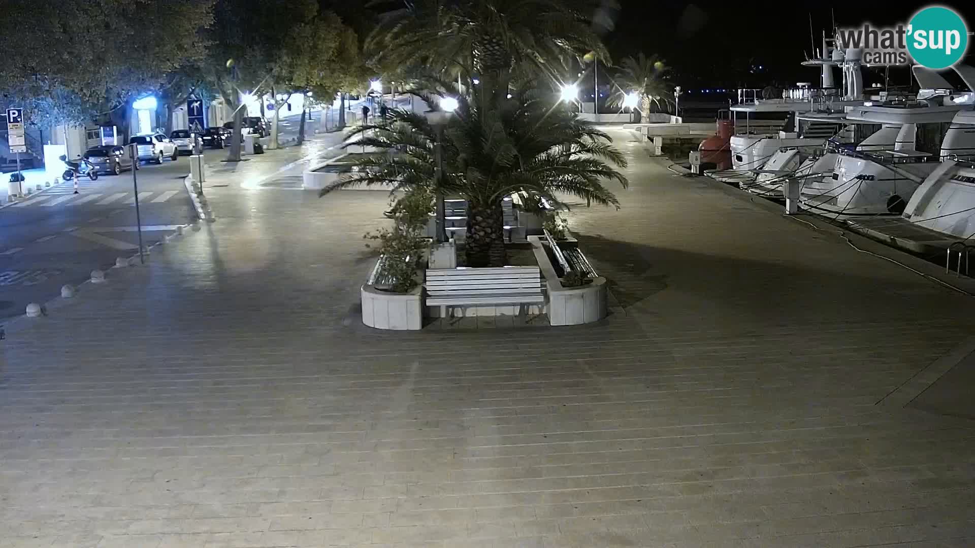 Seaside promenade in Baška Voda