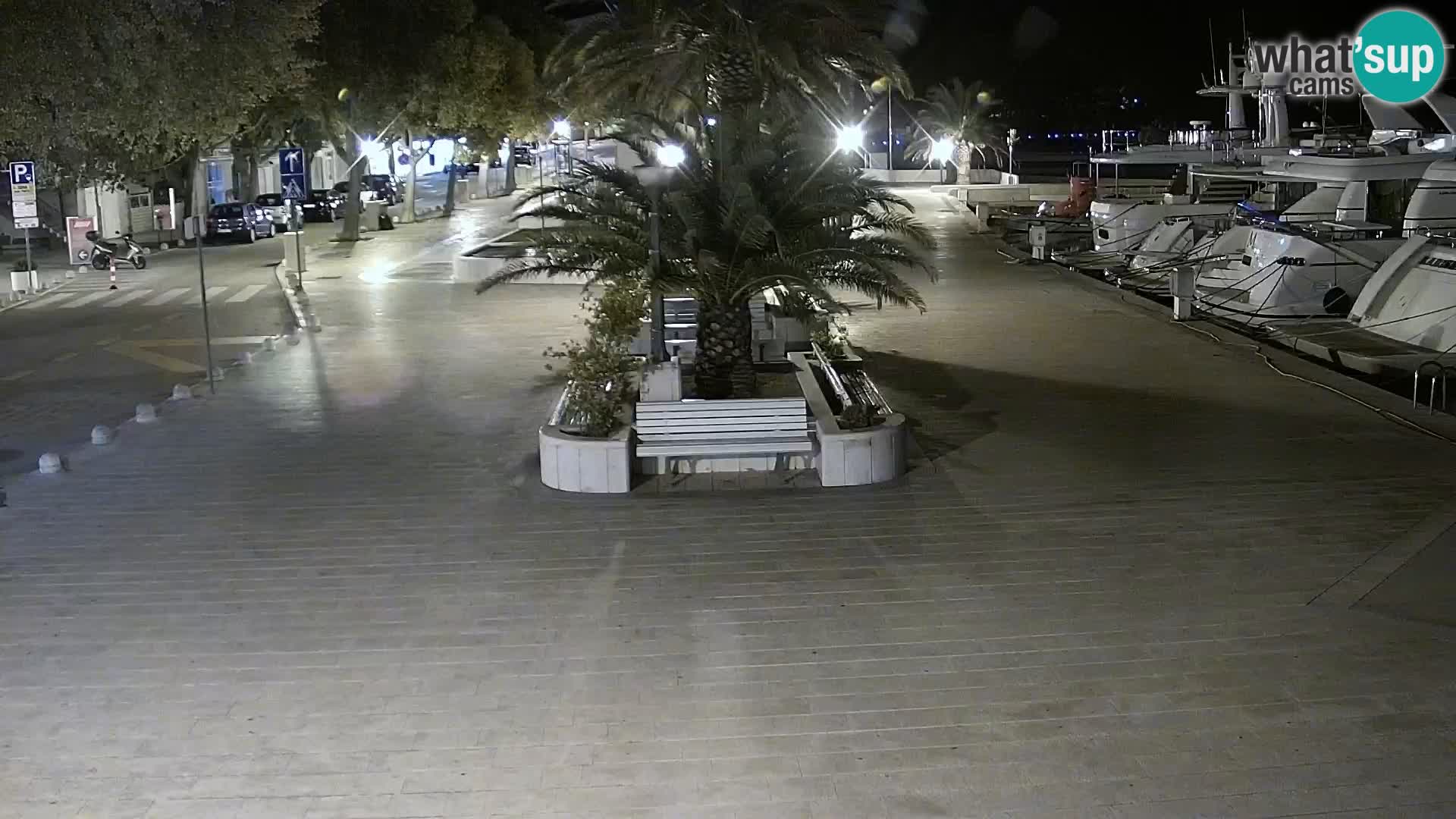 Seaside promenade in Baška Voda