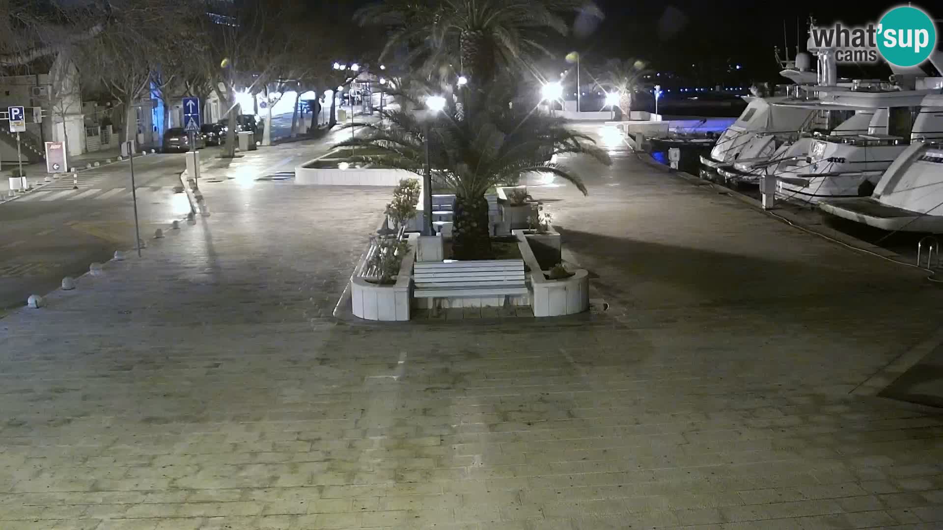 Seaside promenade in Baška Voda