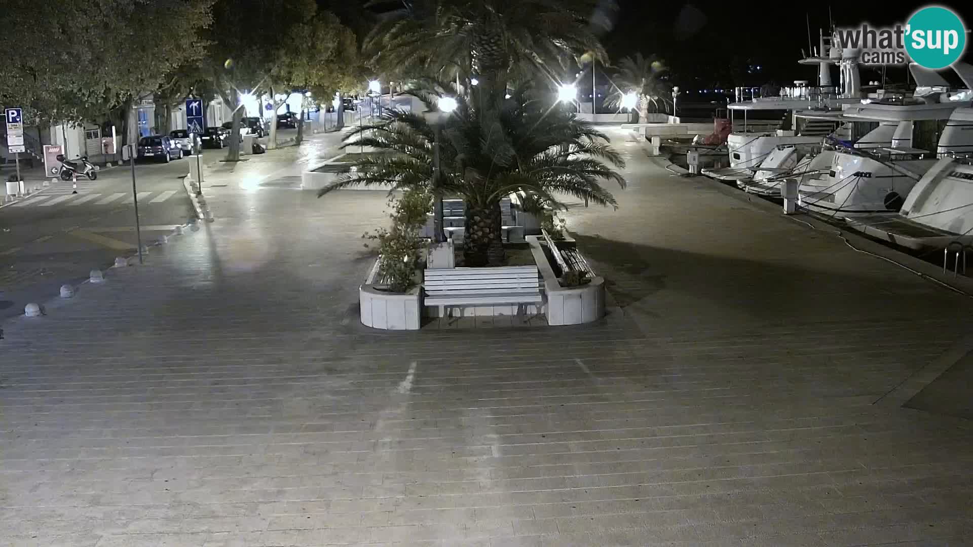 Seaside promenade in Baška Voda