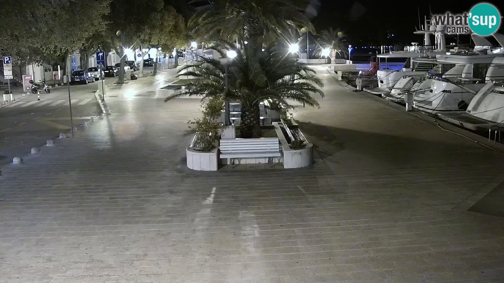 Seaside promenade in Baška Voda