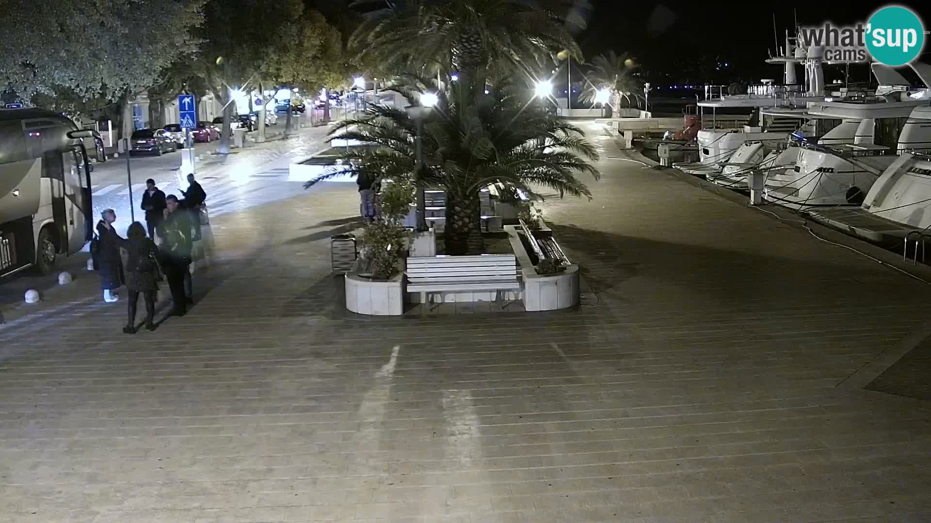 Seaside promenade in Baška Voda