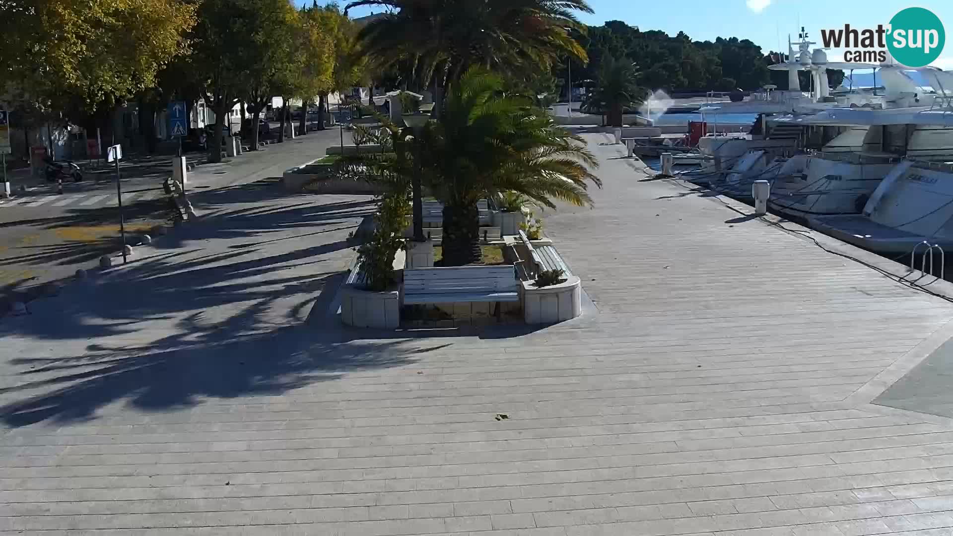 Seaside promenade in Baška Voda