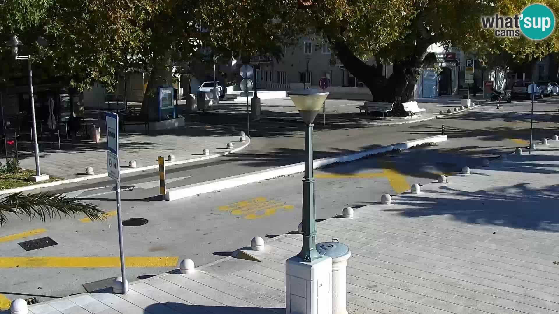 Seaside promenade in Baška Voda