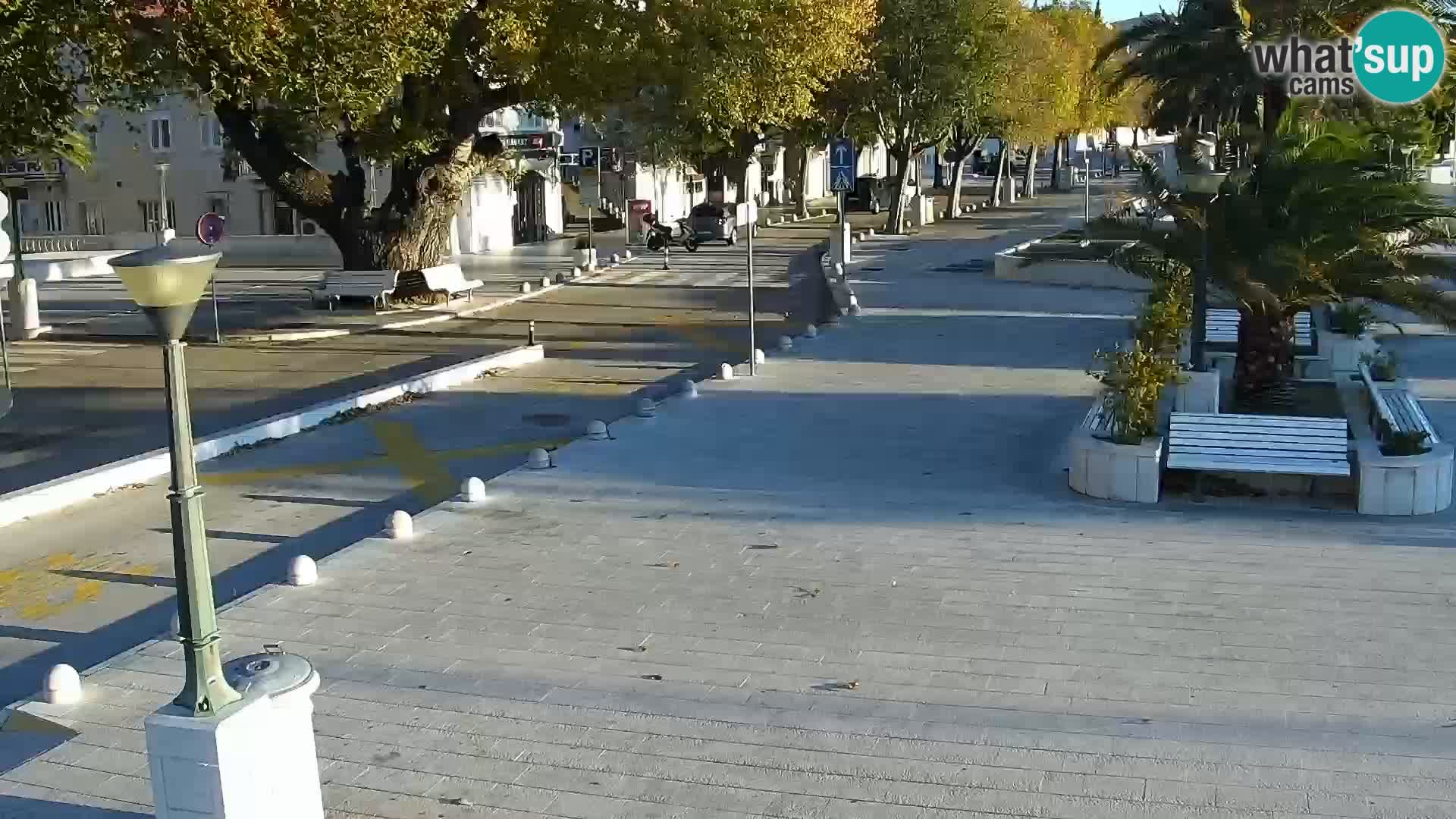 Seaside promenade in Baška Voda