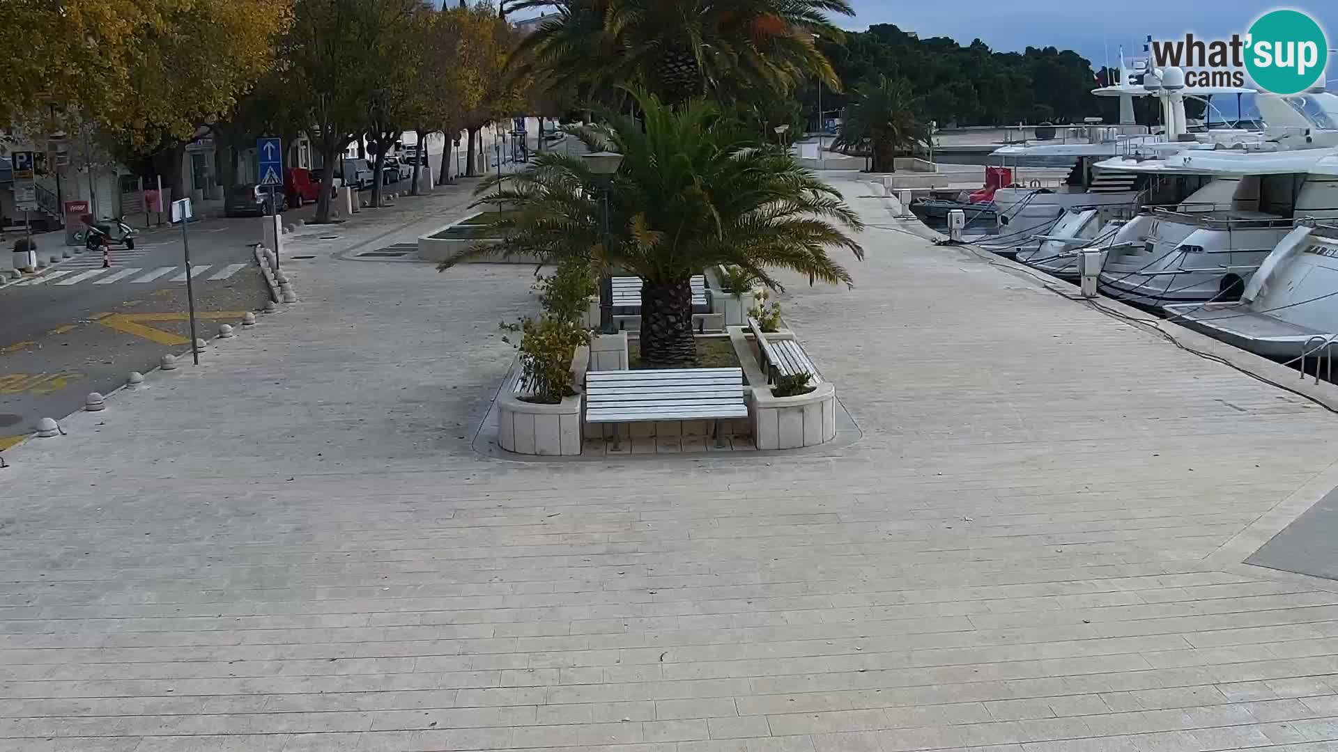 Seaside promenade in Baška Voda