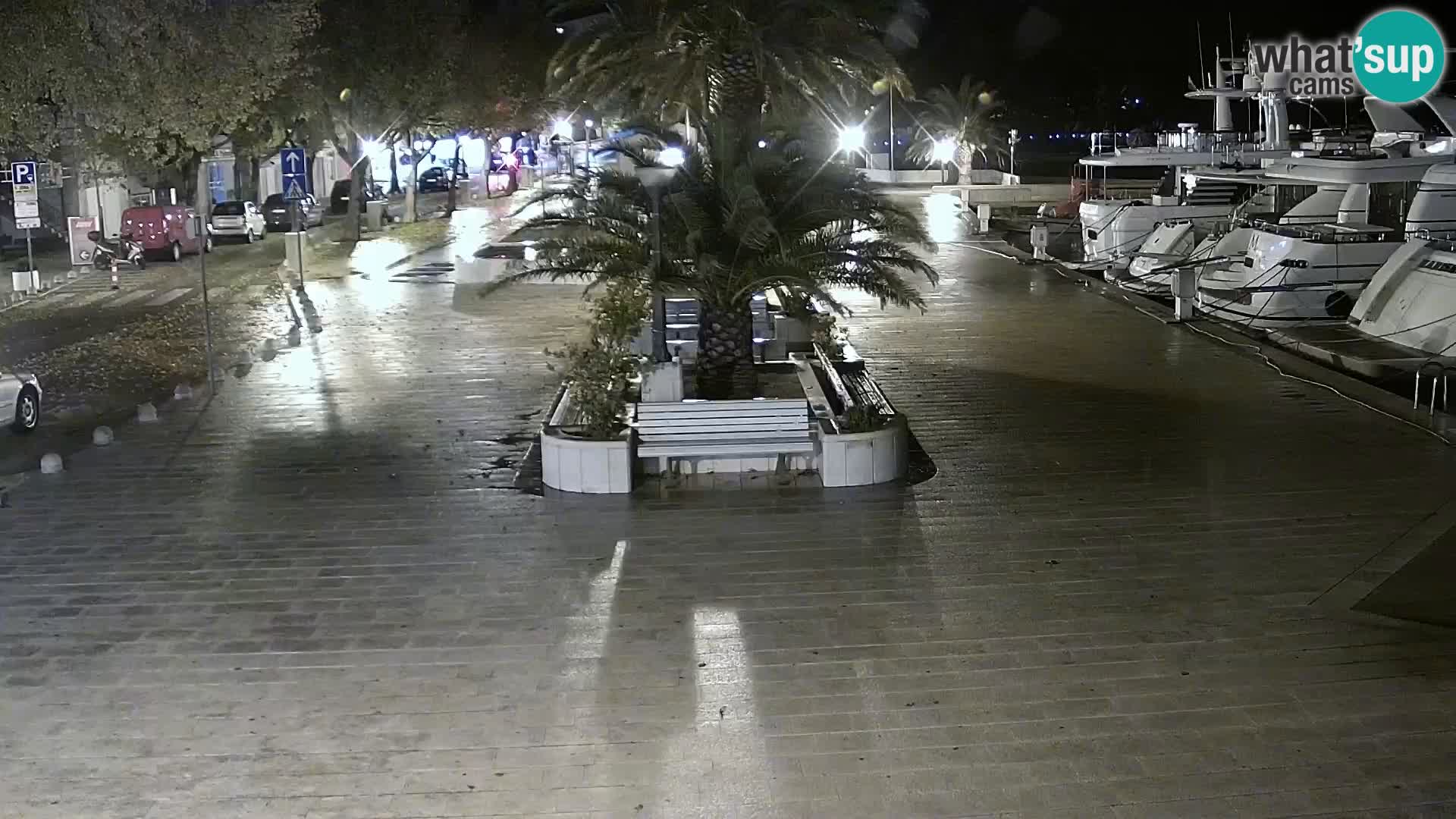 Seaside promenade in Baška Voda