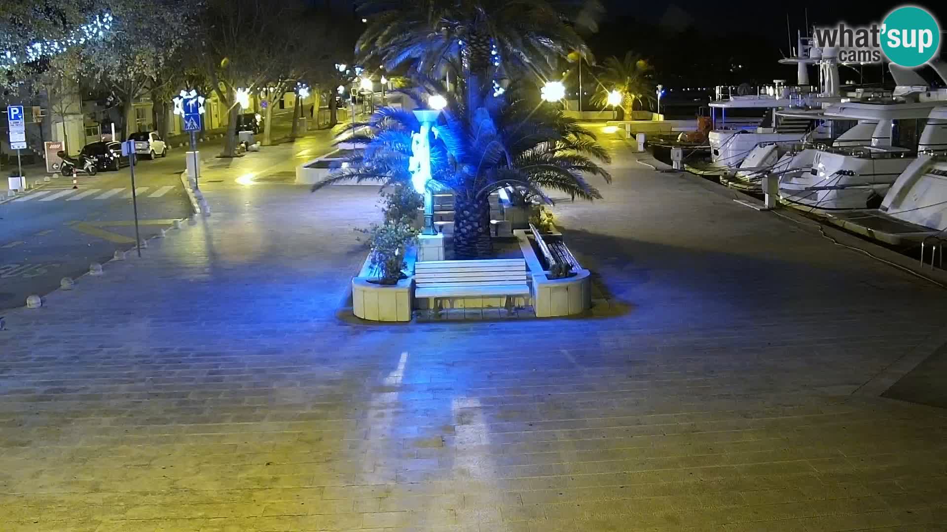 Seaside promenade in Baška Voda