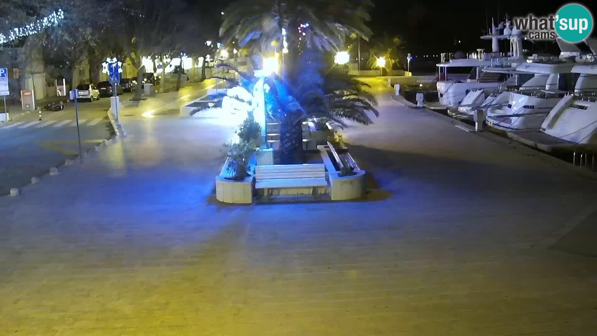 Seaside promenade in Baška Voda