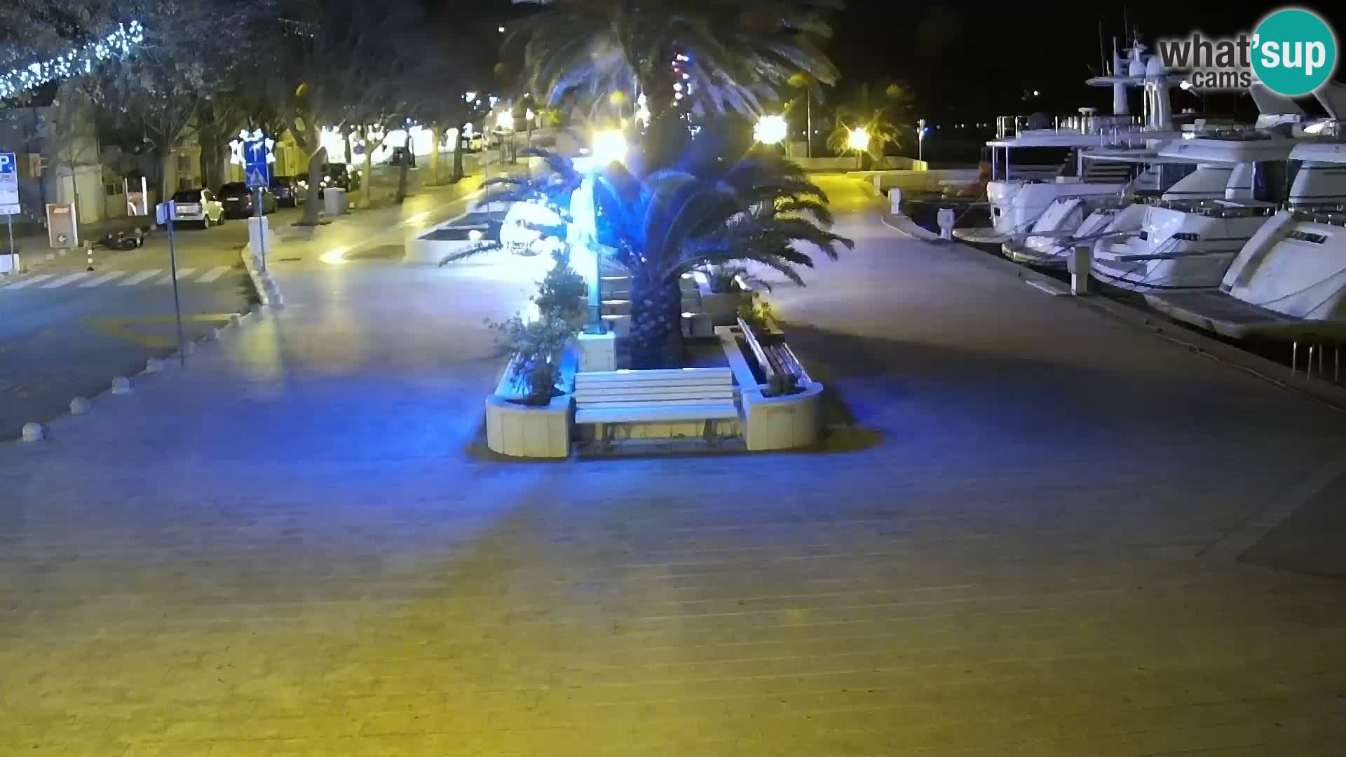 Seaside promenade in Baška Voda