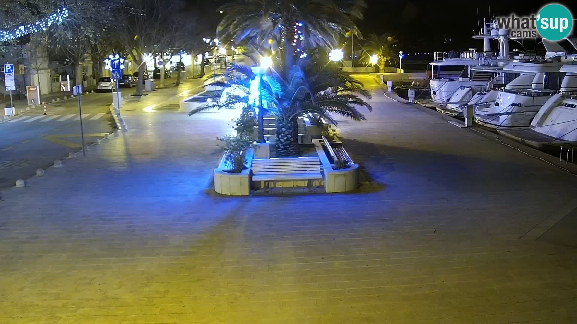 Baška Voda promenade webcam