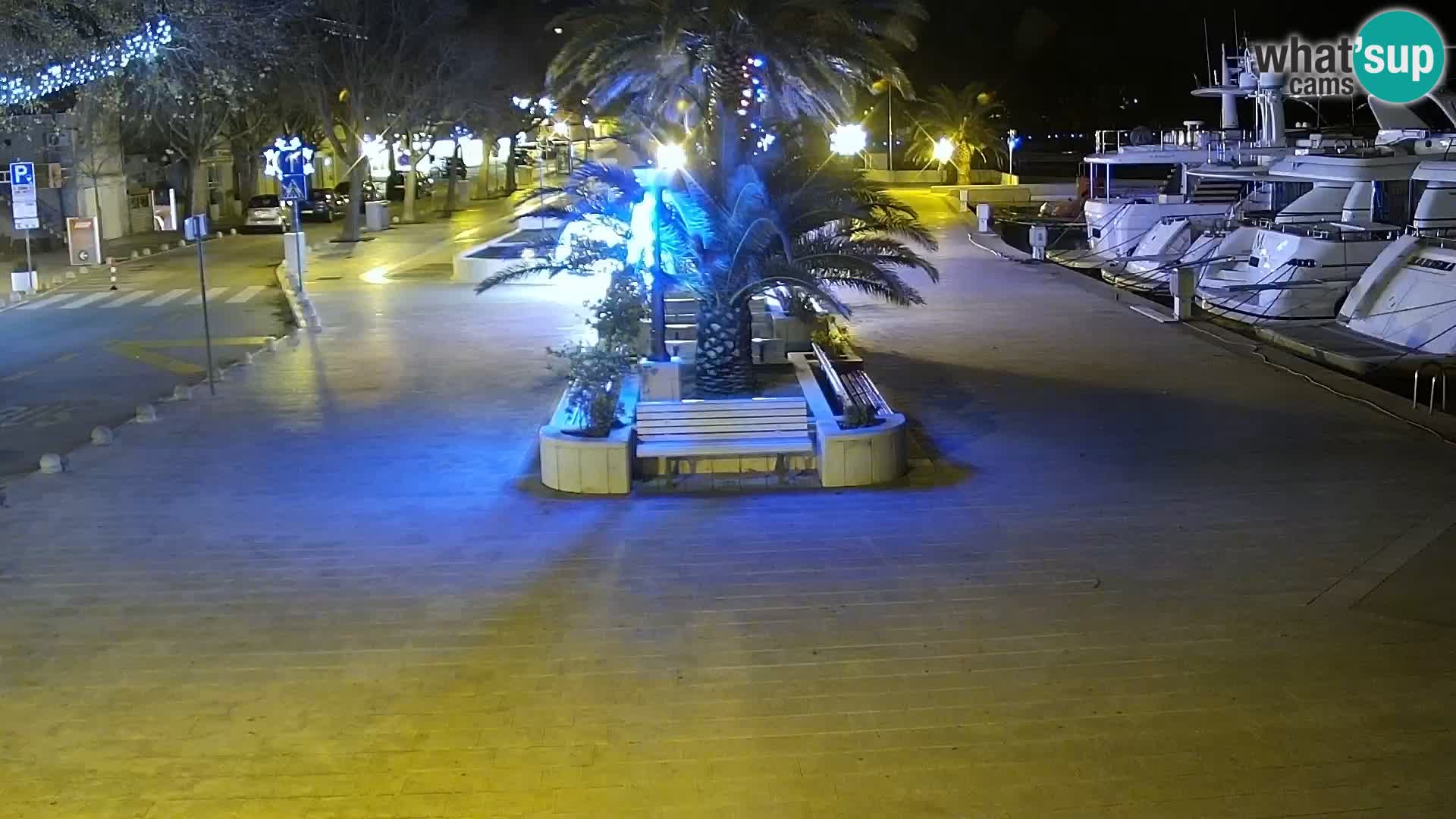 Baška Voda promenade webcam