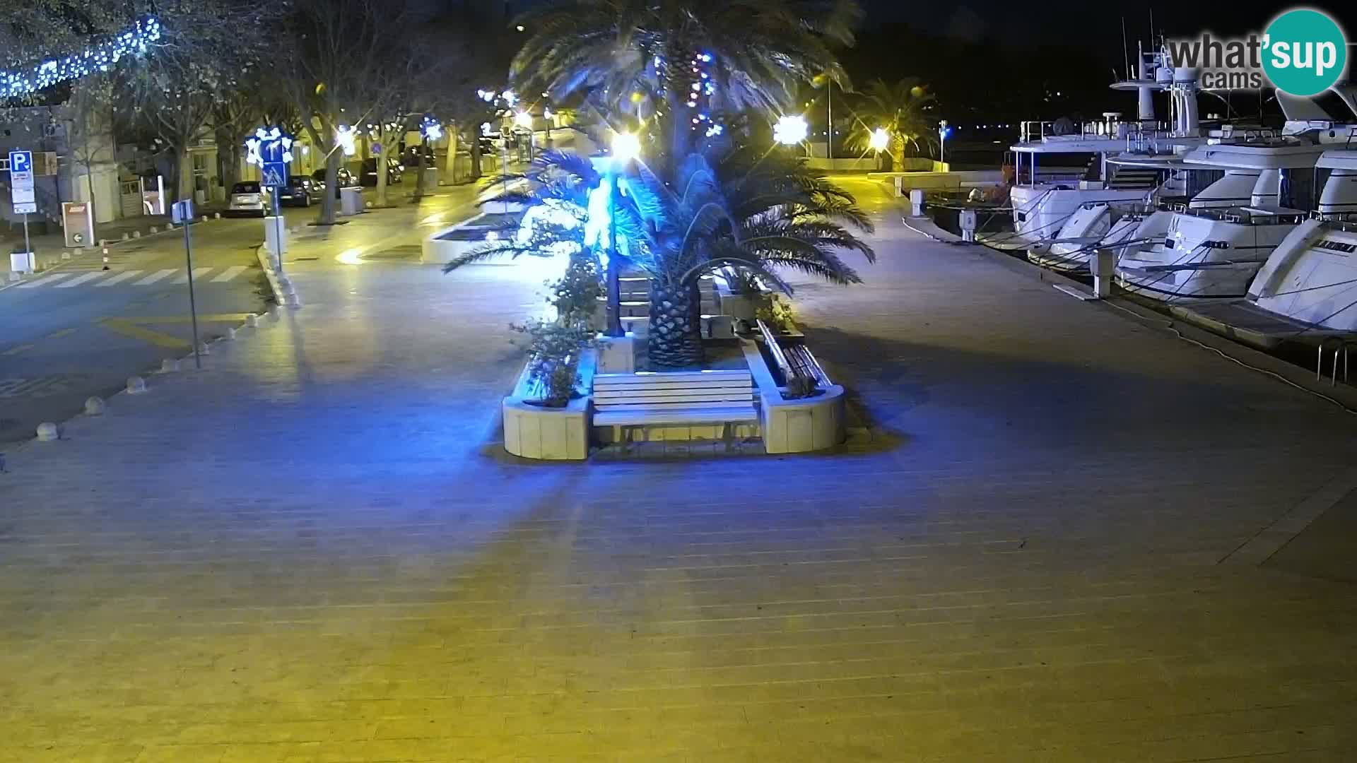 Baška Voda promenade webcam