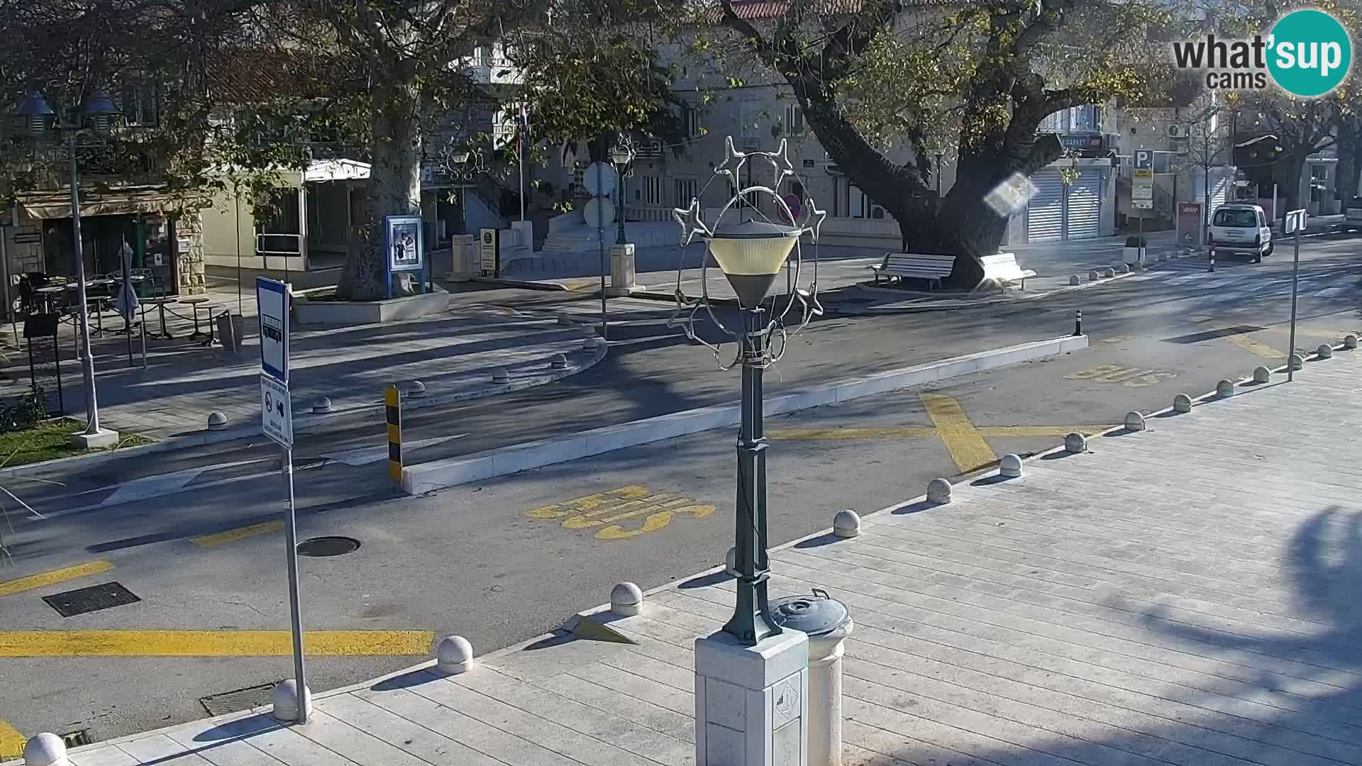 Seaside promenade in Baška Voda