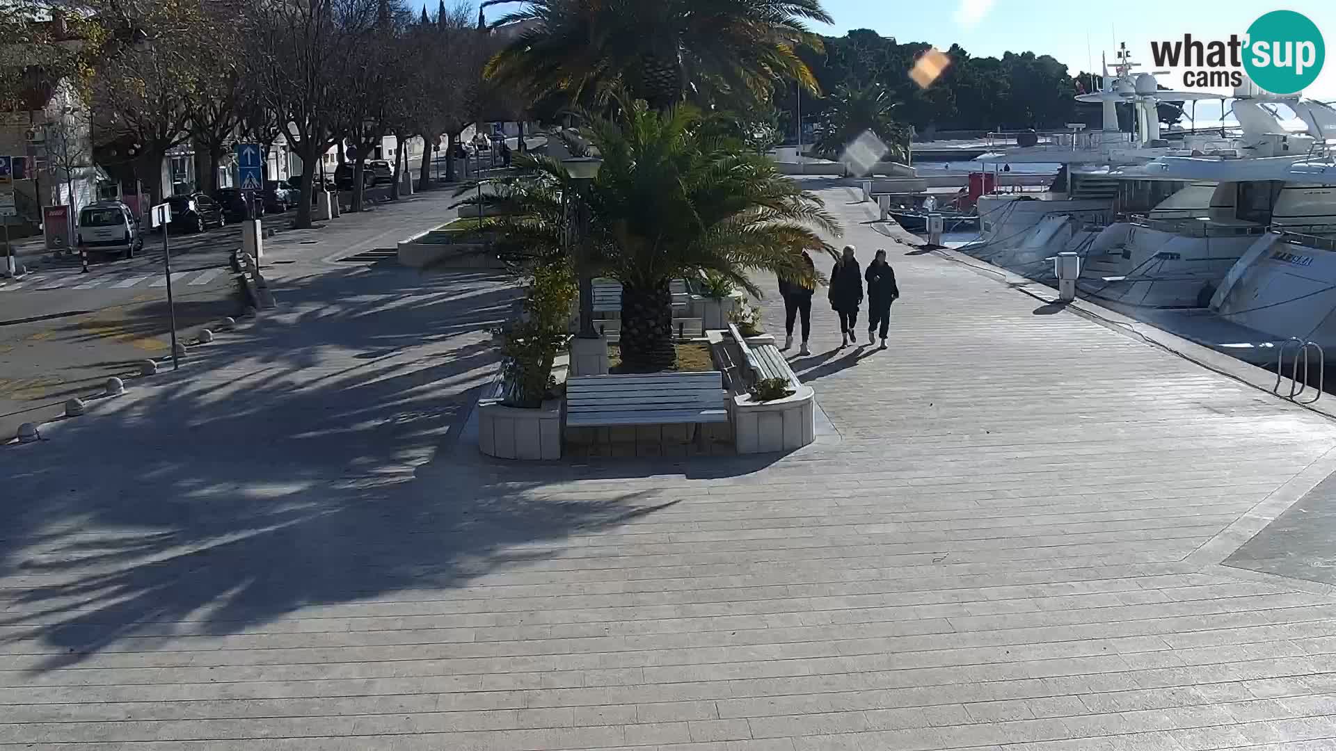 Baška Voda promenade webcam