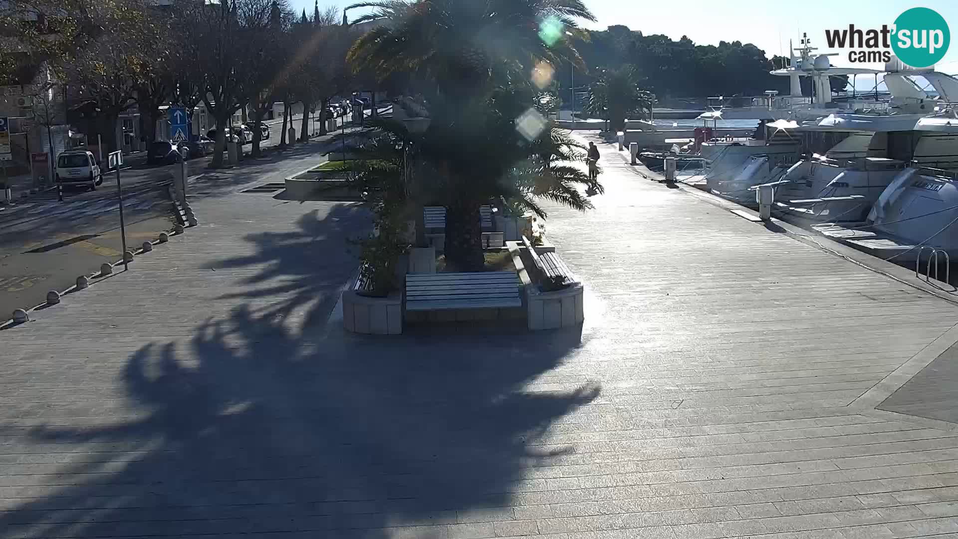 Baška Voda promenade webcam