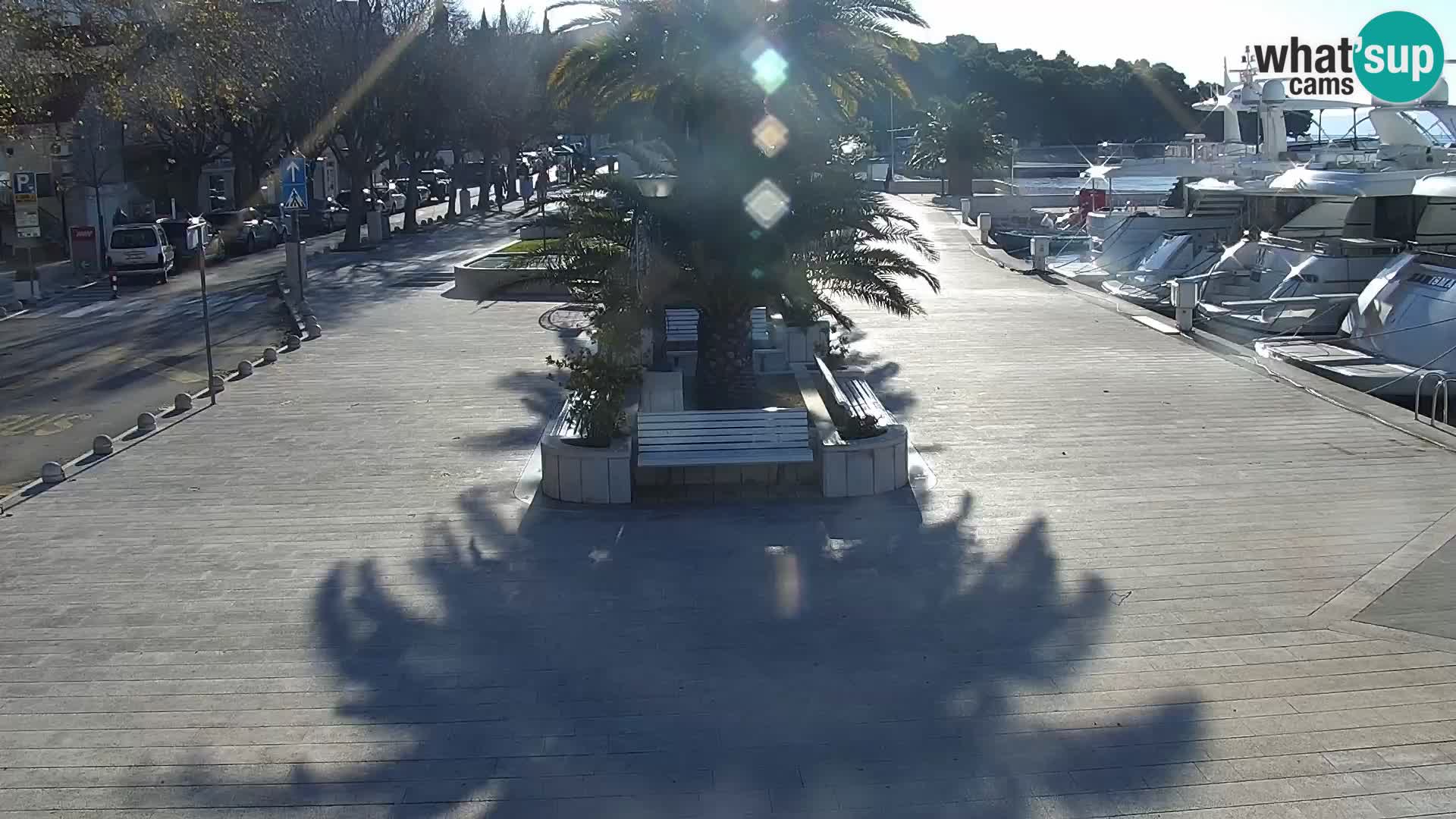 Baška Voda promenade webcam