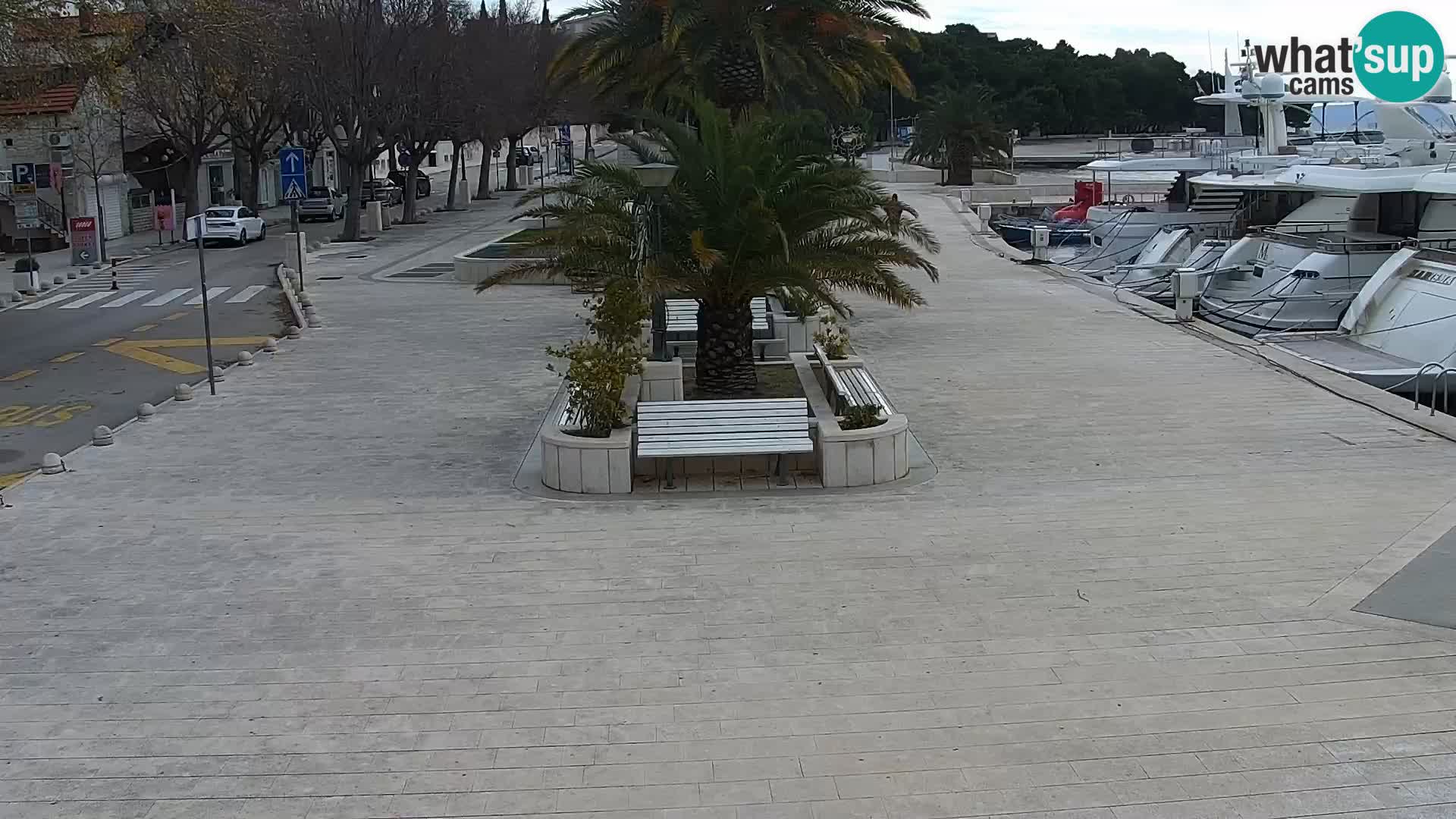 Seaside promenade in Baška Voda