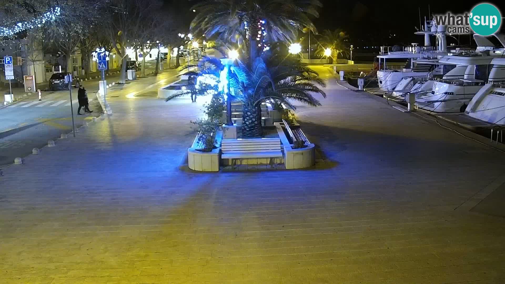 Seaside promenade in Baška Voda