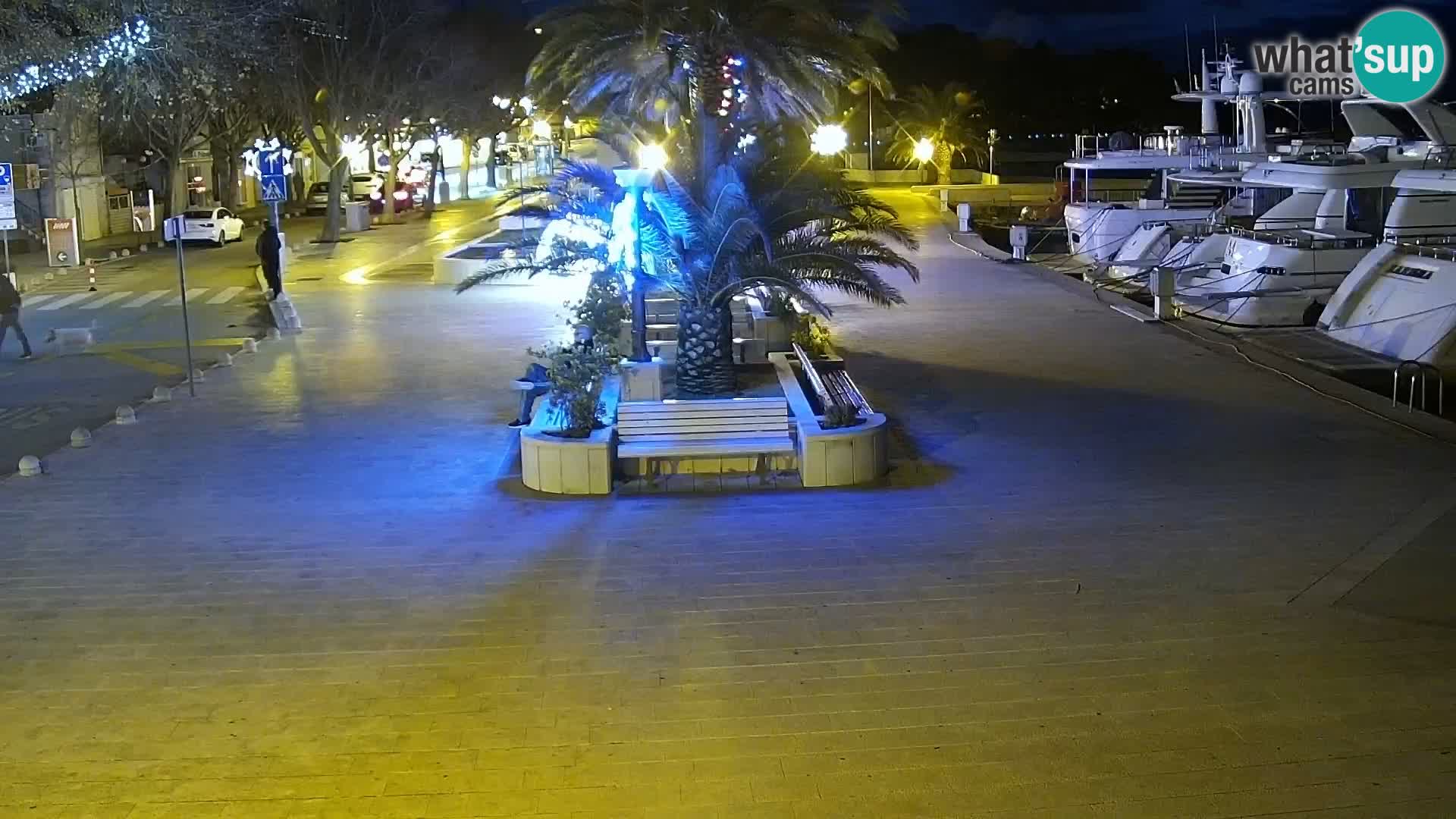 Seaside promenade in Baška Voda