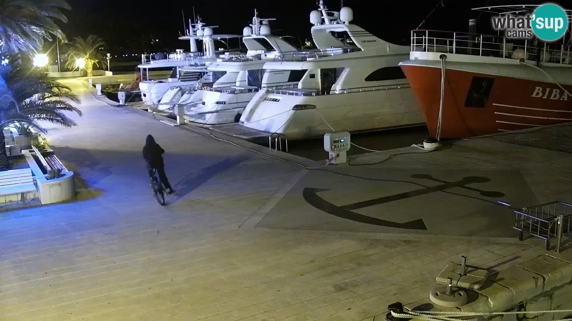 Seaside promenade in Baška Voda