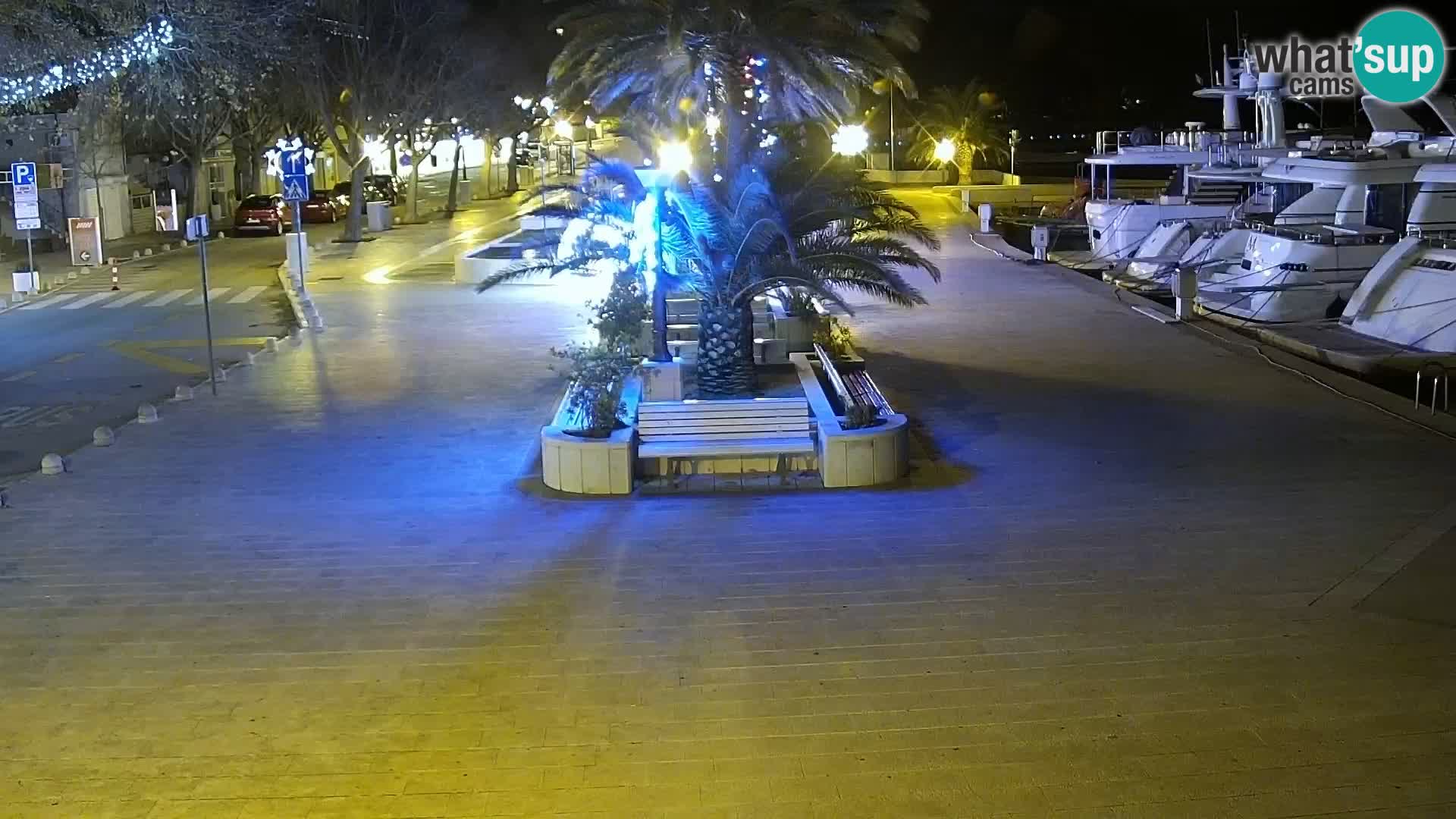 Seaside promenade in Baška Voda