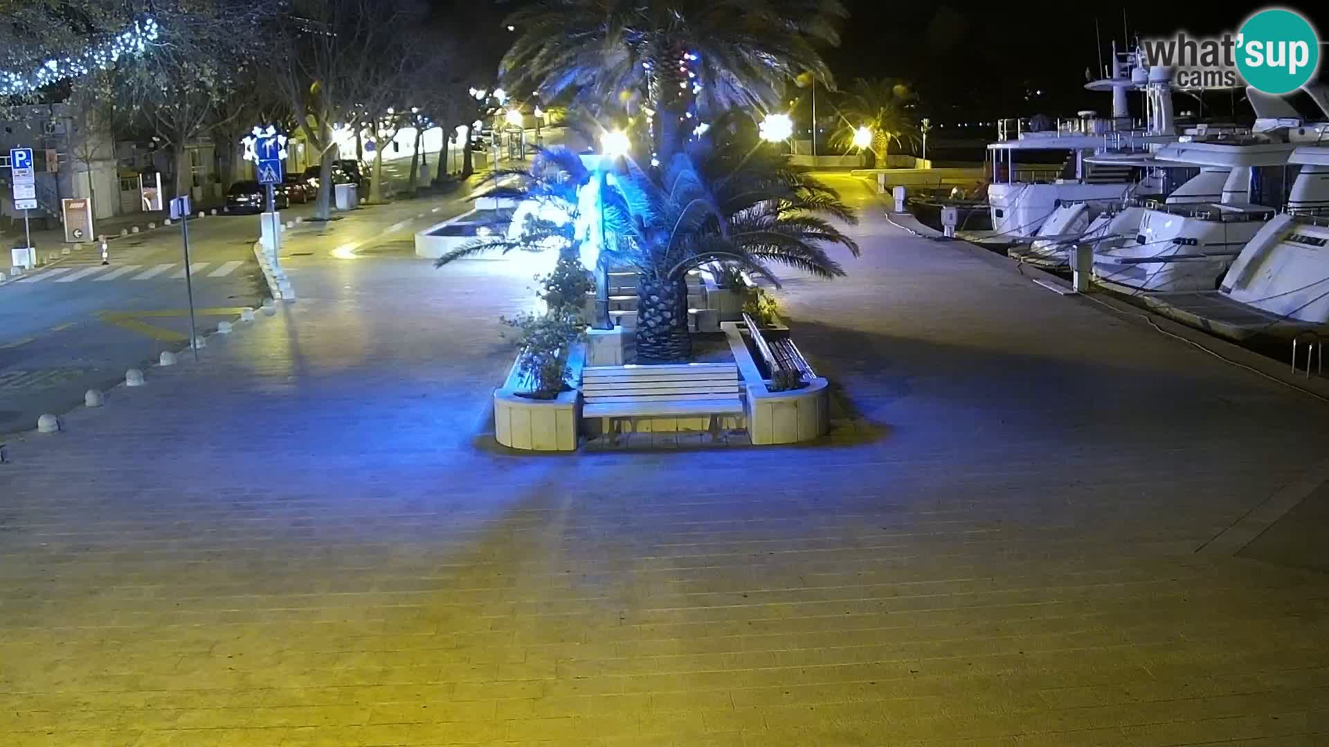 Seaside promenade in Baška Voda