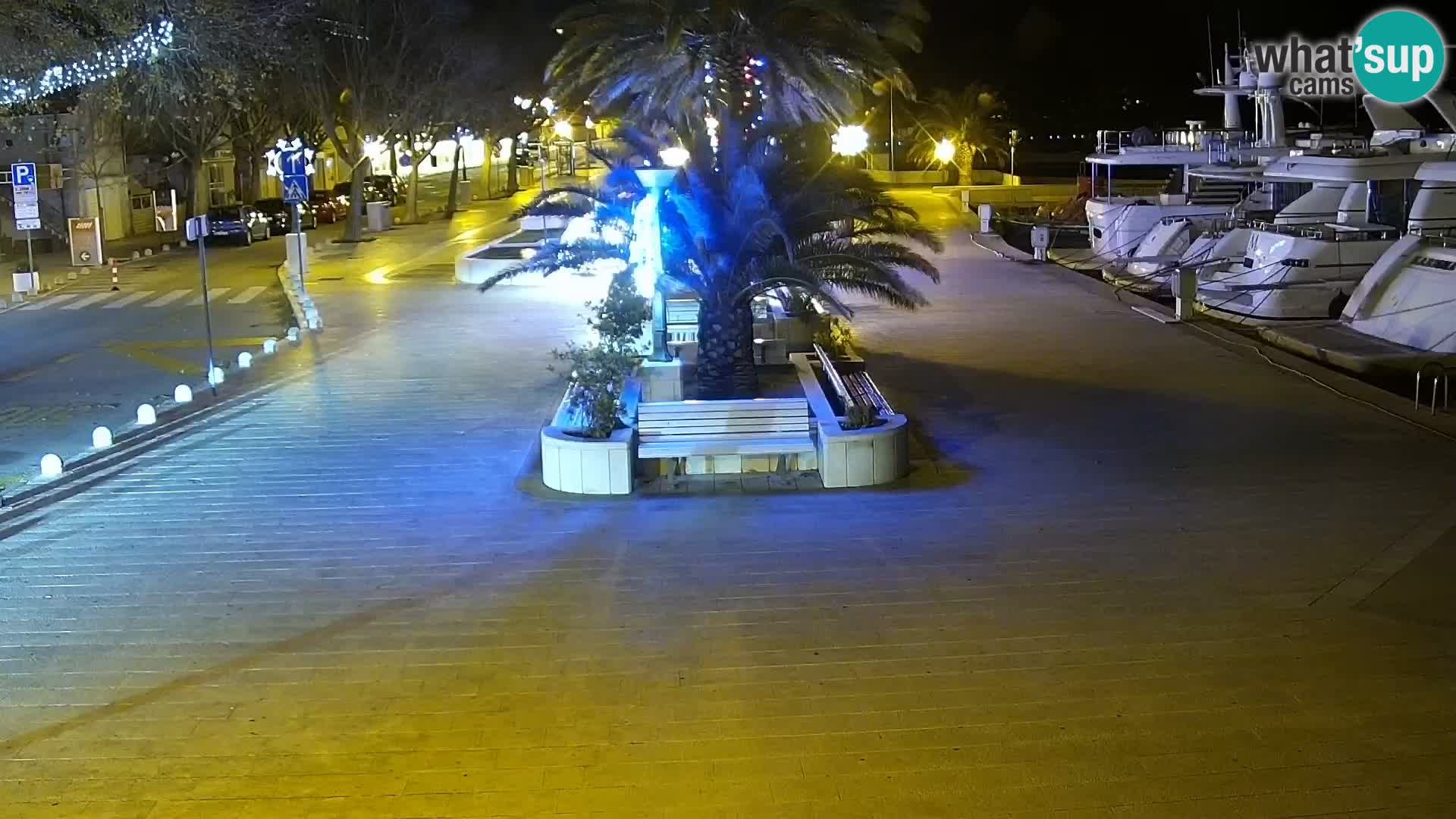 Seaside promenade in Baška Voda