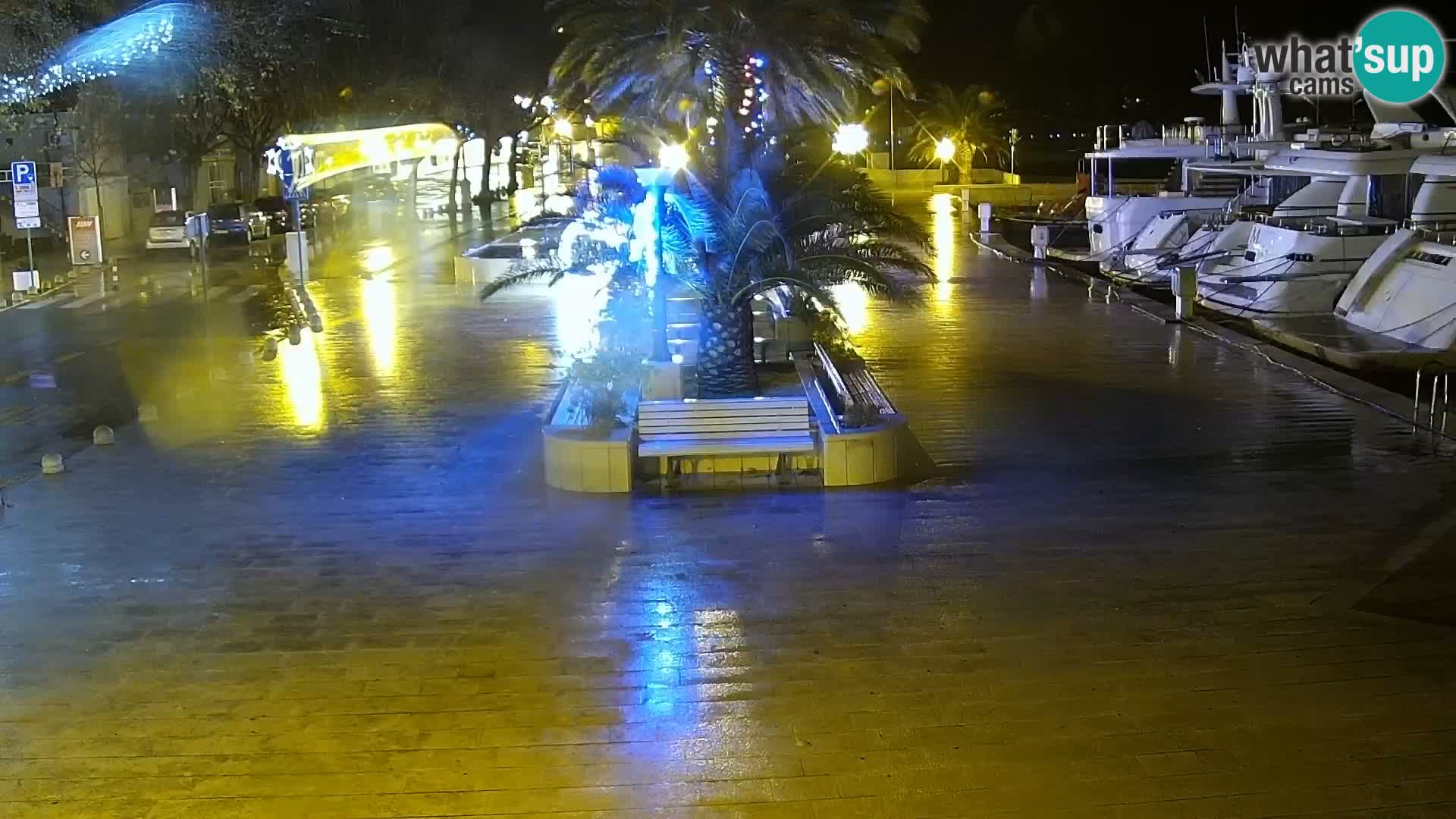 Baška Voda promenade webcam