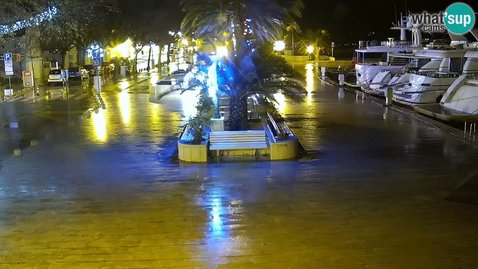 Seaside promenade in Baška Voda