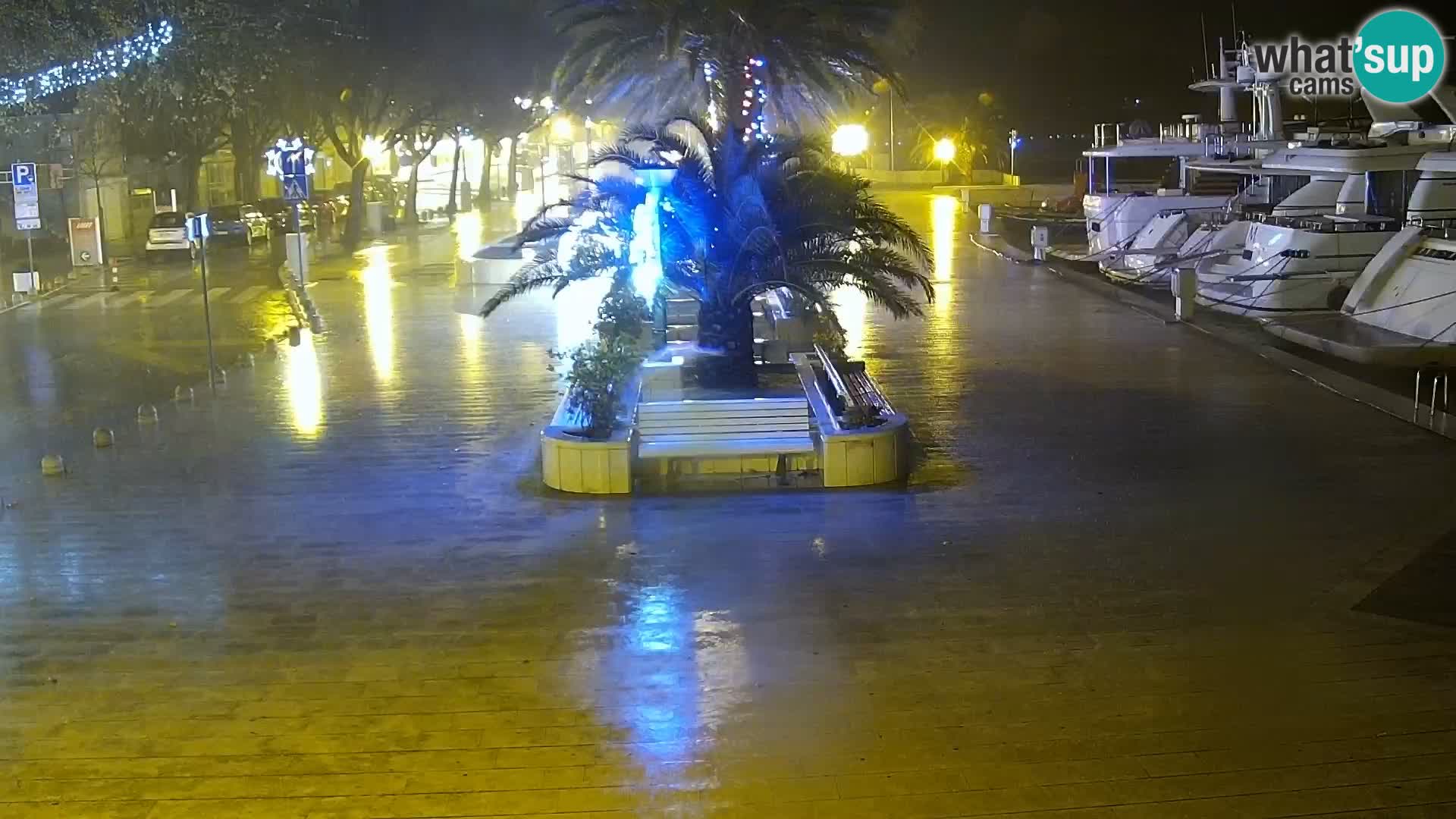 Seaside promenade in Baška Voda