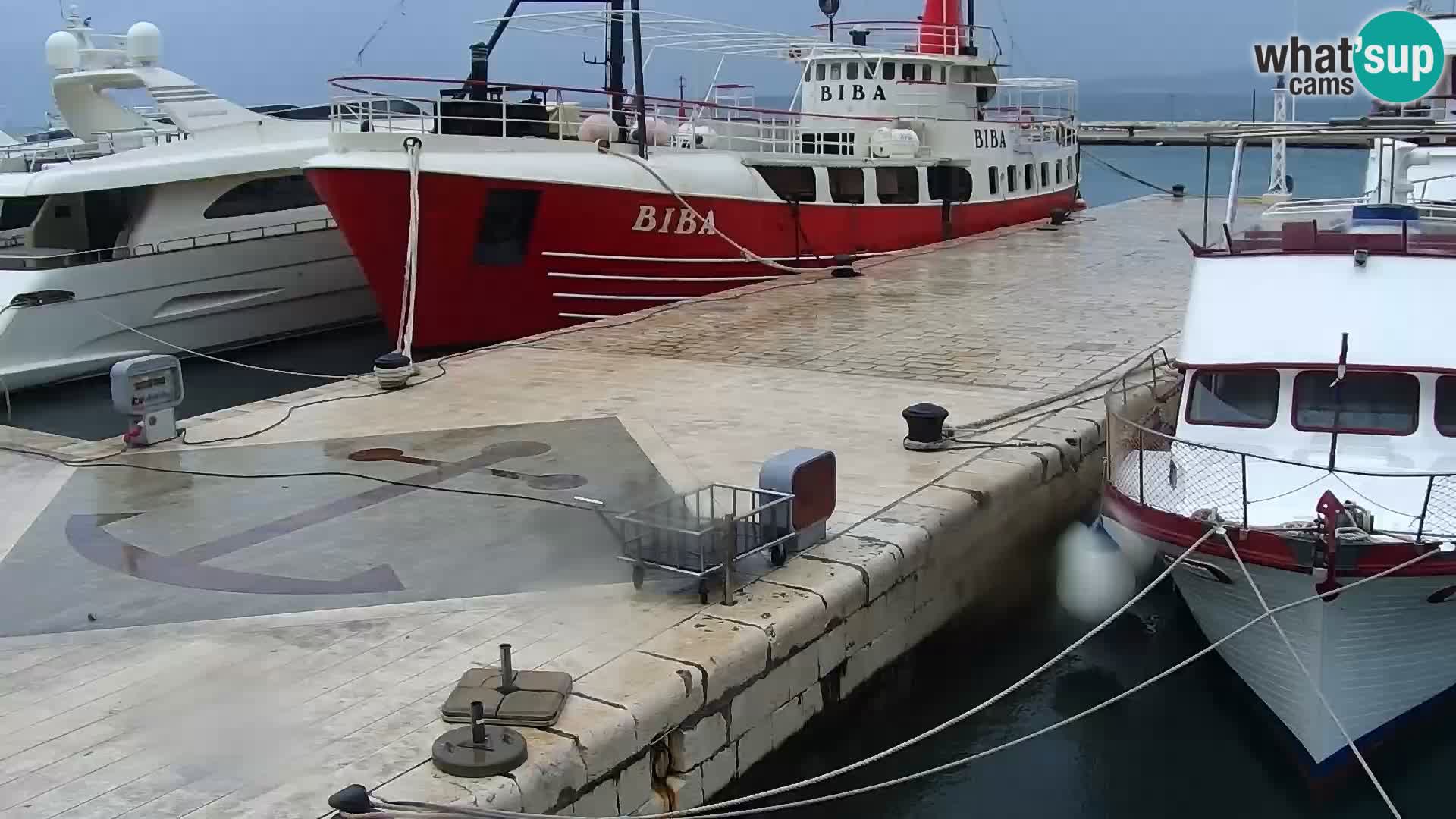 Baška Voda promenade webcam