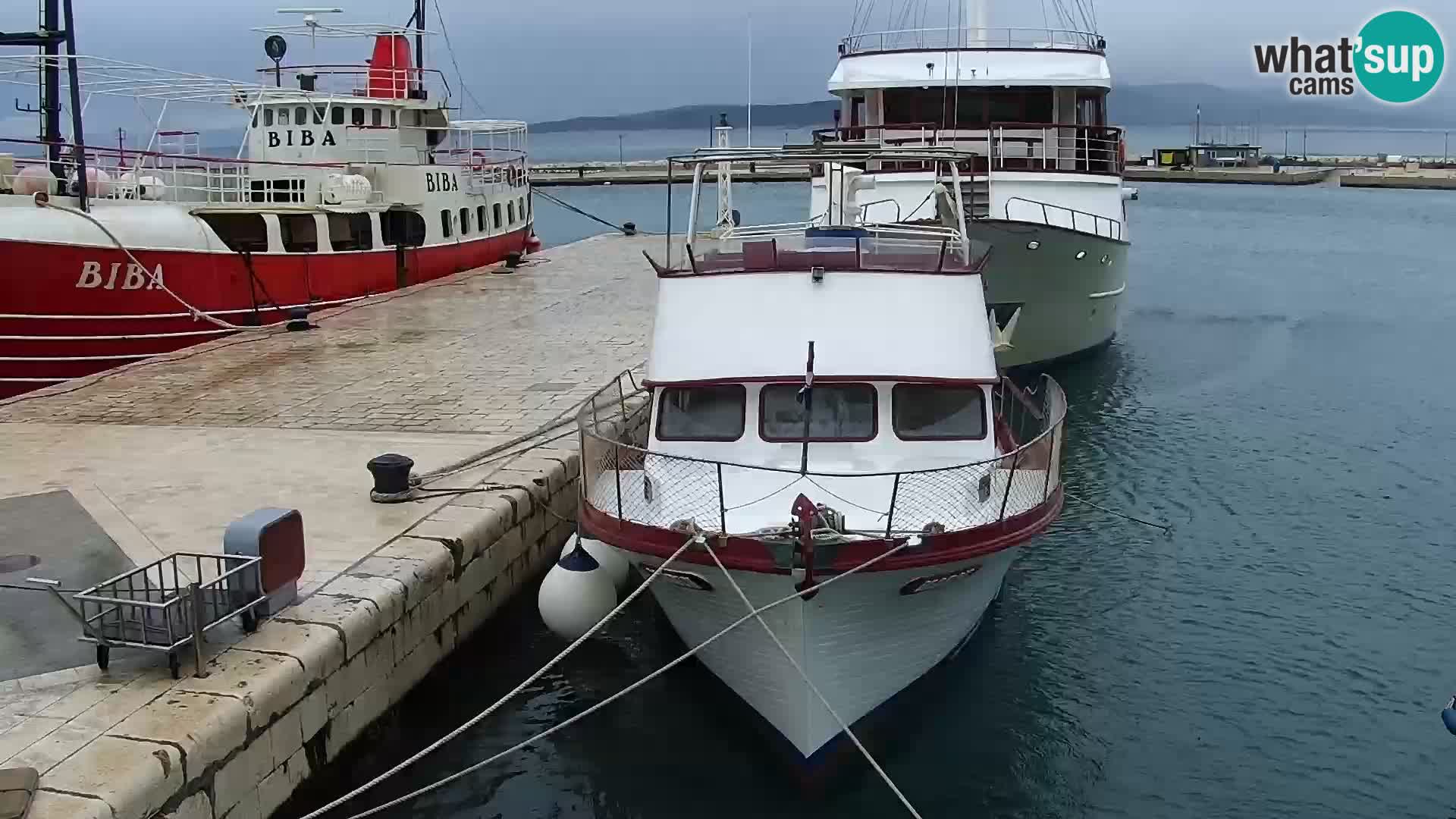 Baška Voda promenade webcam