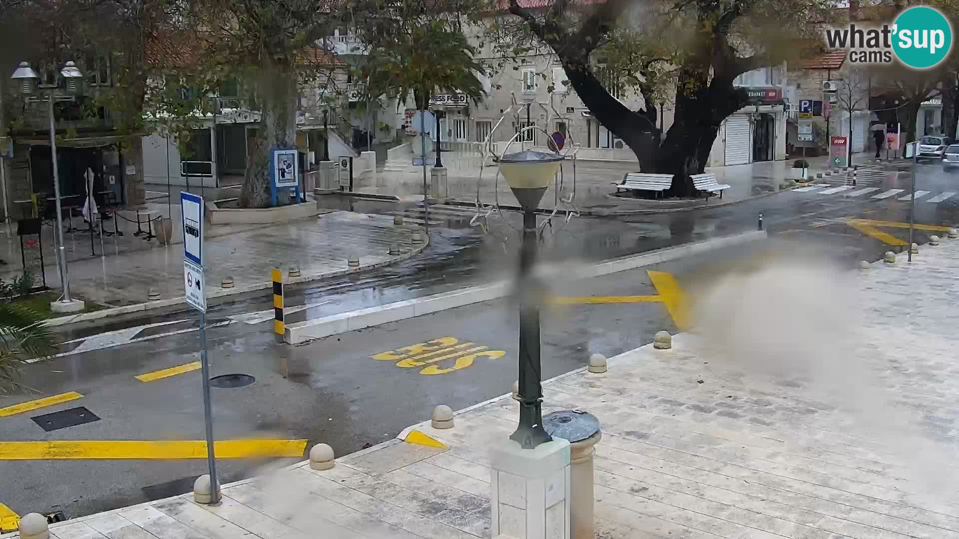 Seaside promenade in Baška Voda