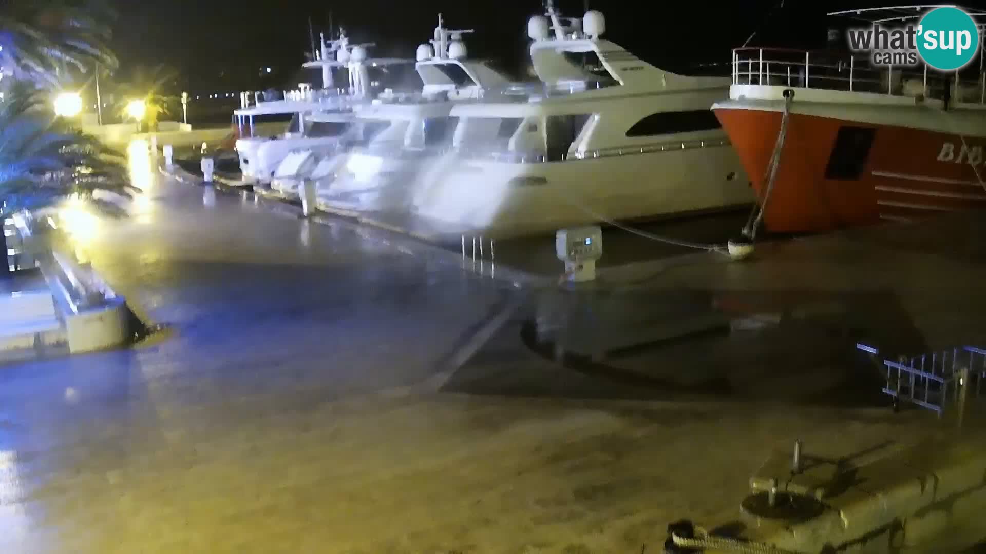 Seaside promenade in Baška Voda