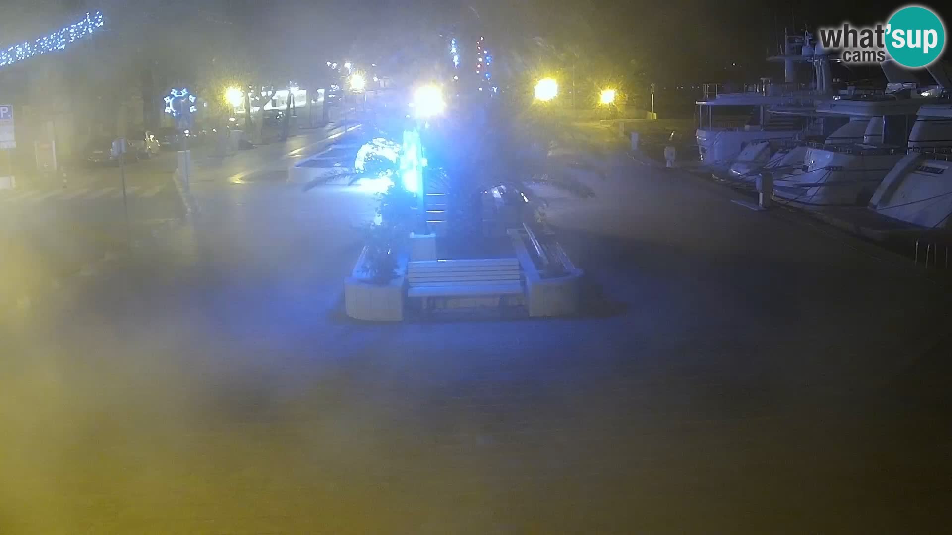 Baška Voda promenade webcam