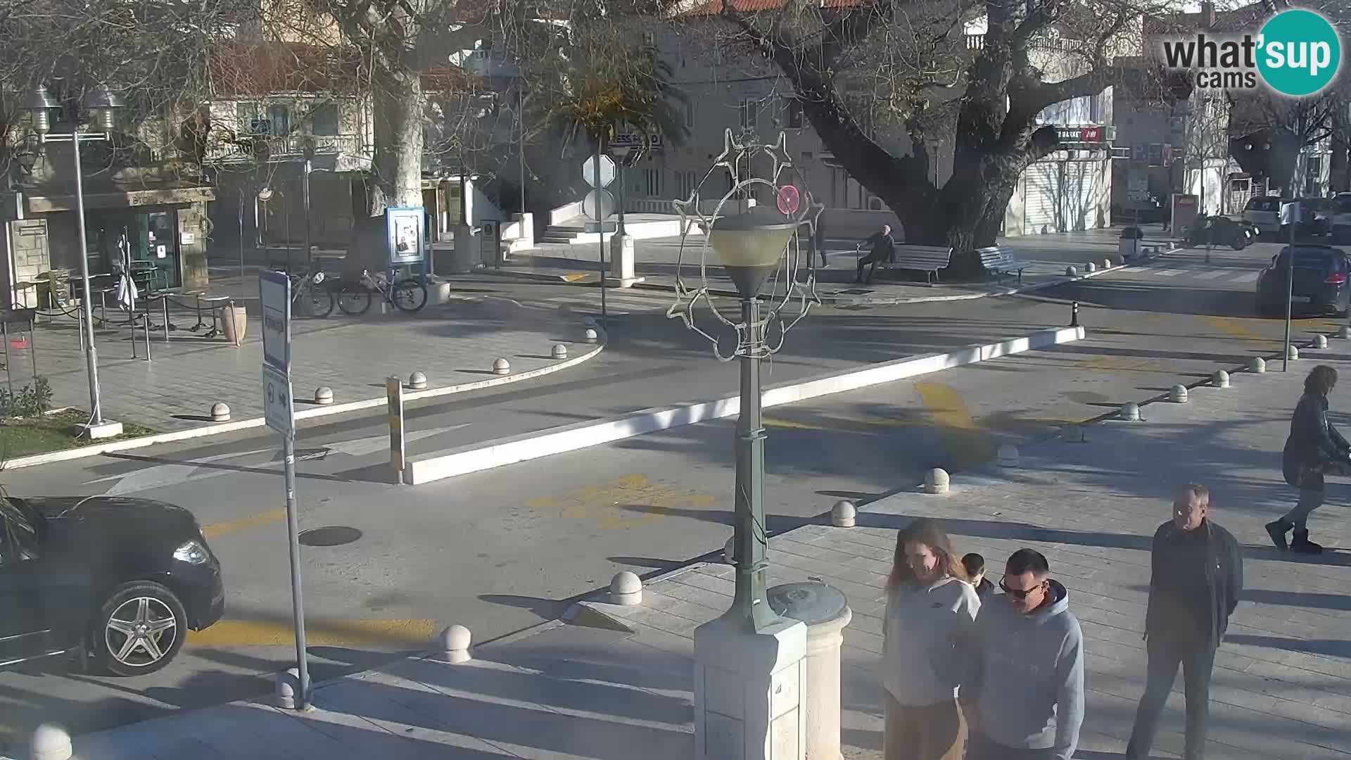 Baška Voda promenade webcam