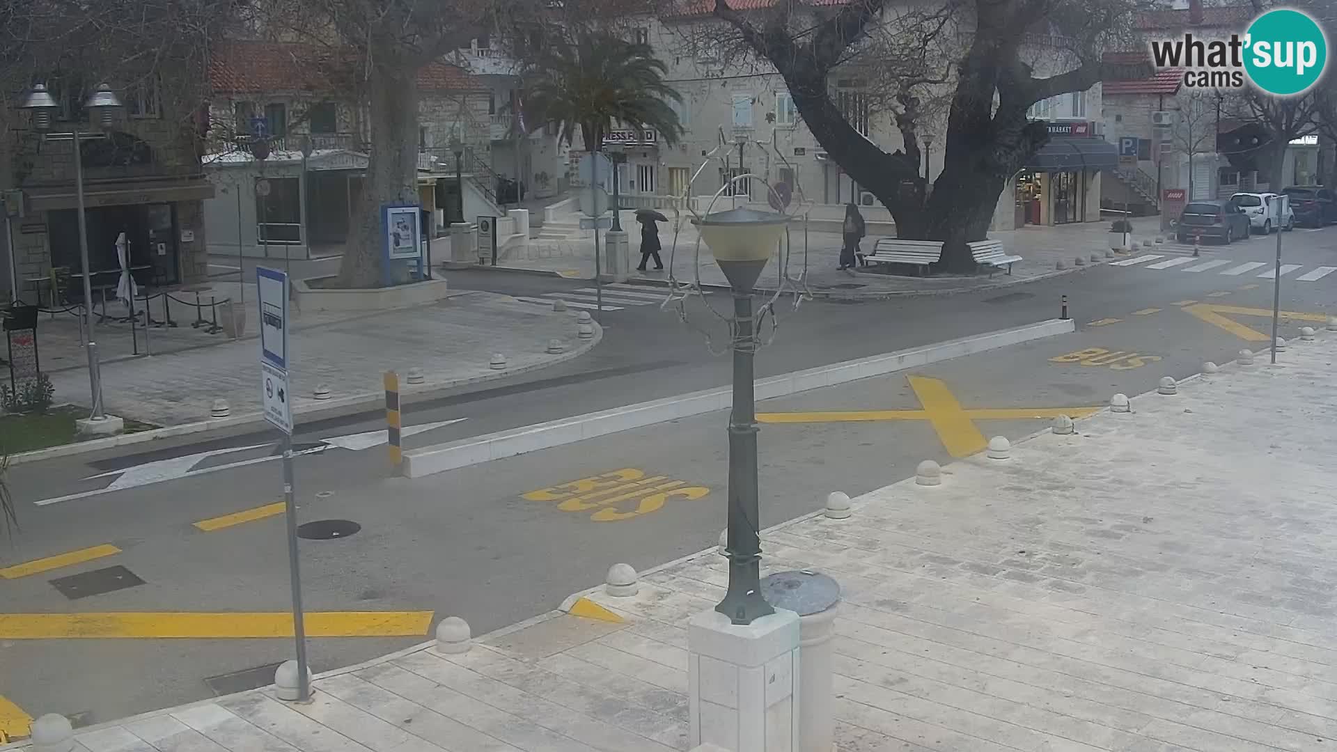 Baška Voda promenade webcam