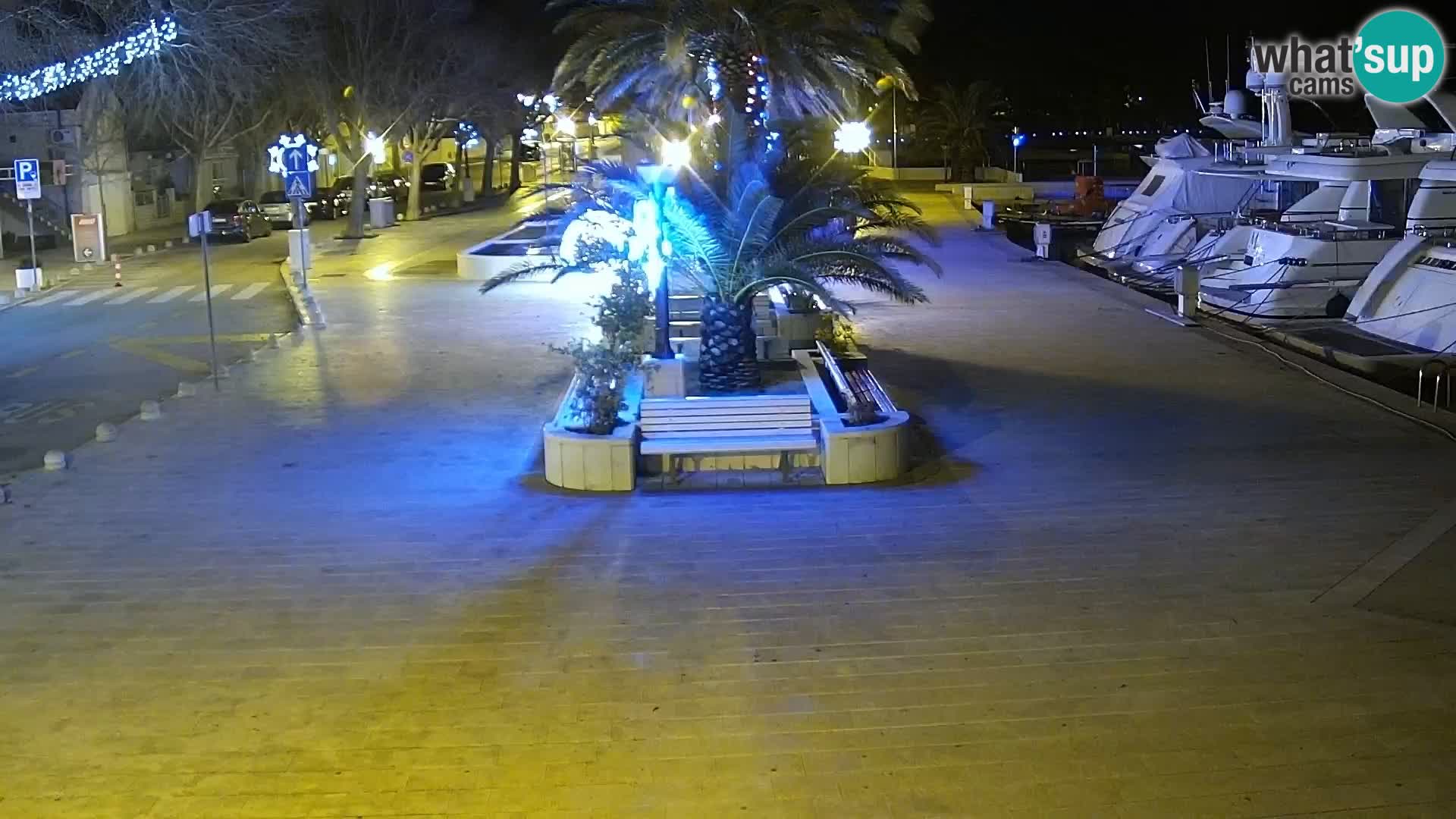 Baška Voda promenade webcam