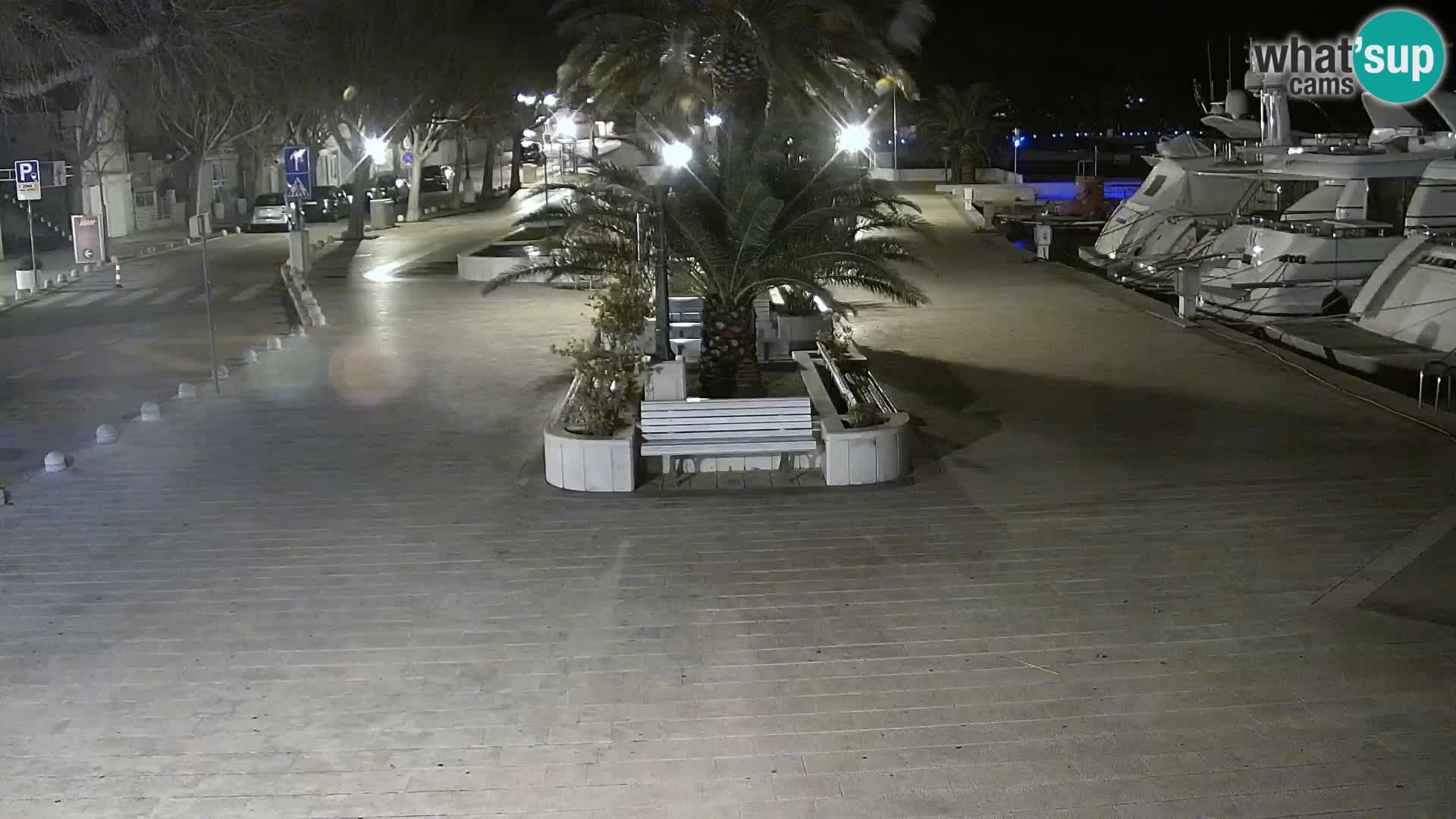 Seaside promenade in Baška Voda