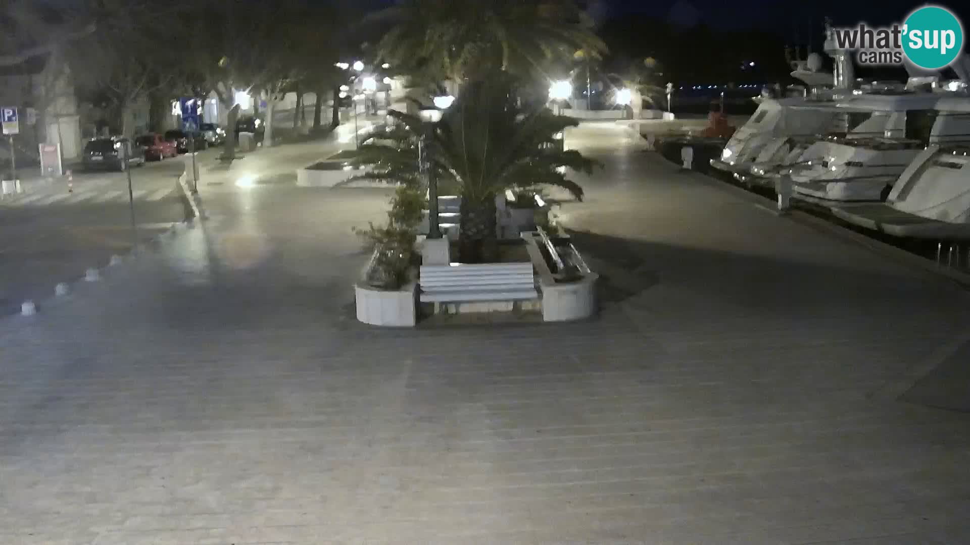 Seaside promenade in Baška Voda