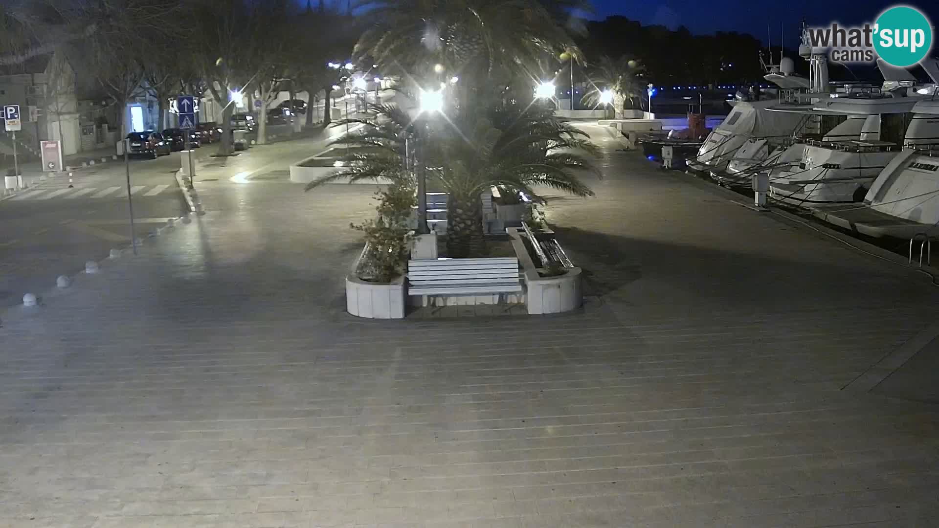 Seaside promenade in Baška Voda