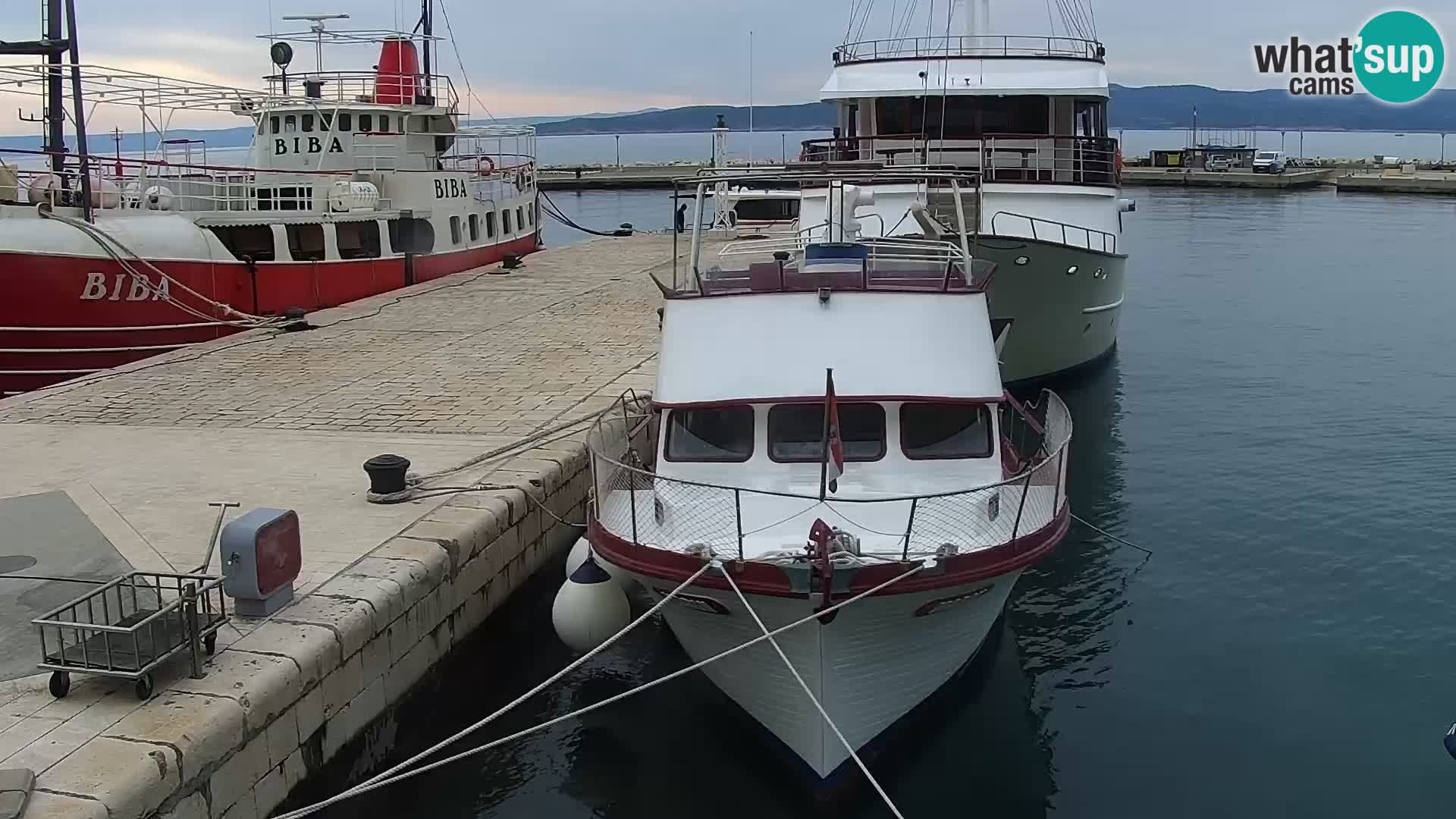 Baška Voda promenade webcam